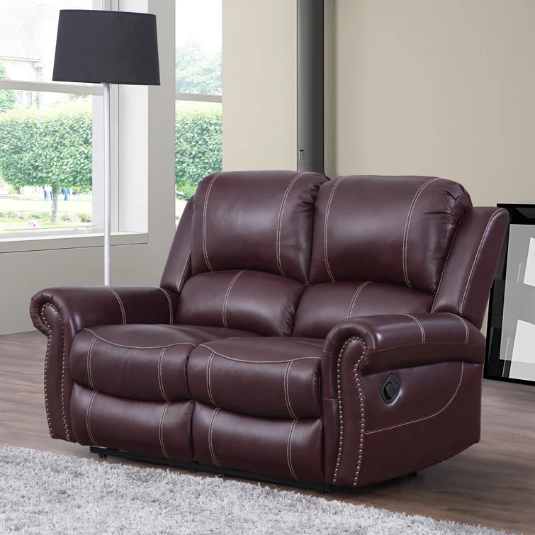 64.2'' Rolled Arm Reclining Loveseat