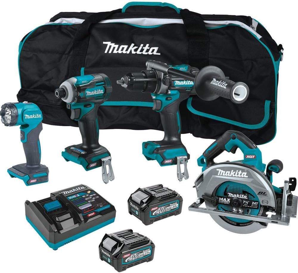 40V max XGT庐 Brushless Cordless 4鈥慞c. Combo Kit
