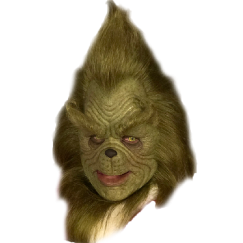 Christmas Grouch Silicone Half Mask