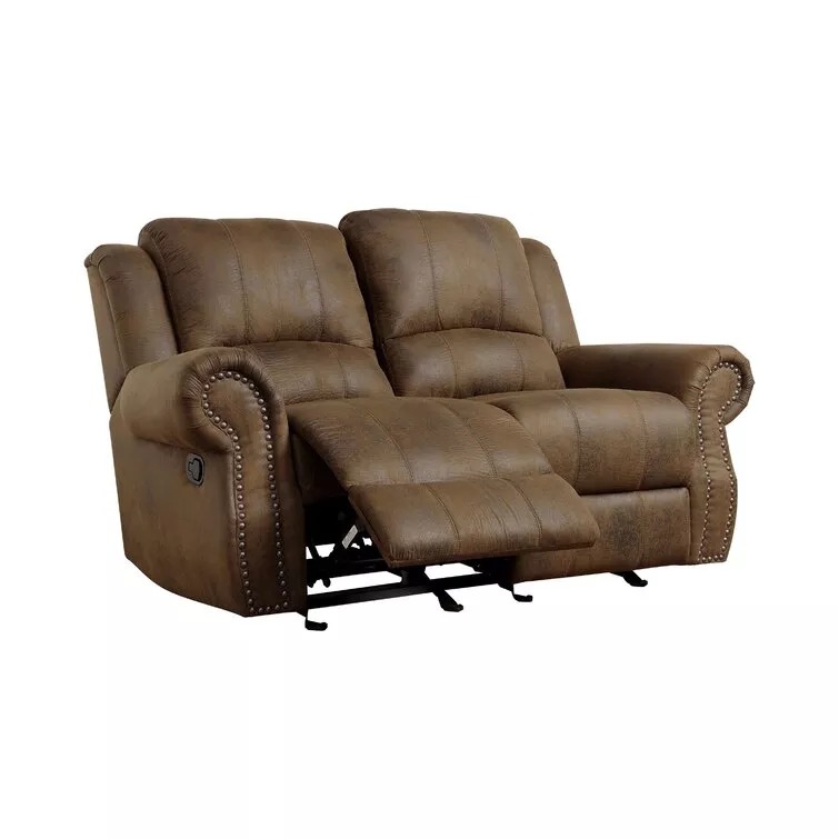 CHAMLEE 67'' ROUND ARM RECLINING LOVESEAT