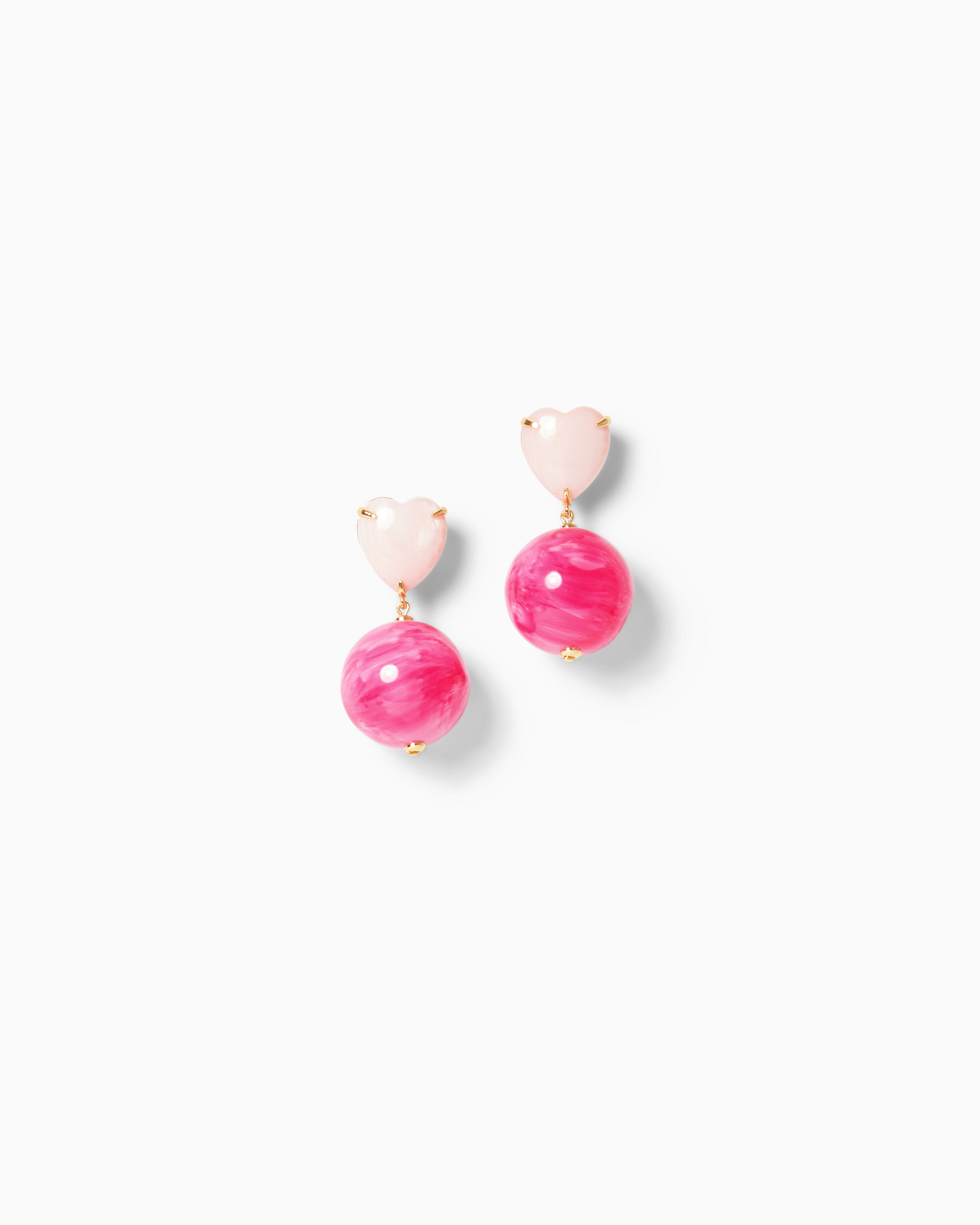 Lilly x Lele Halfcourt Heart Earrings