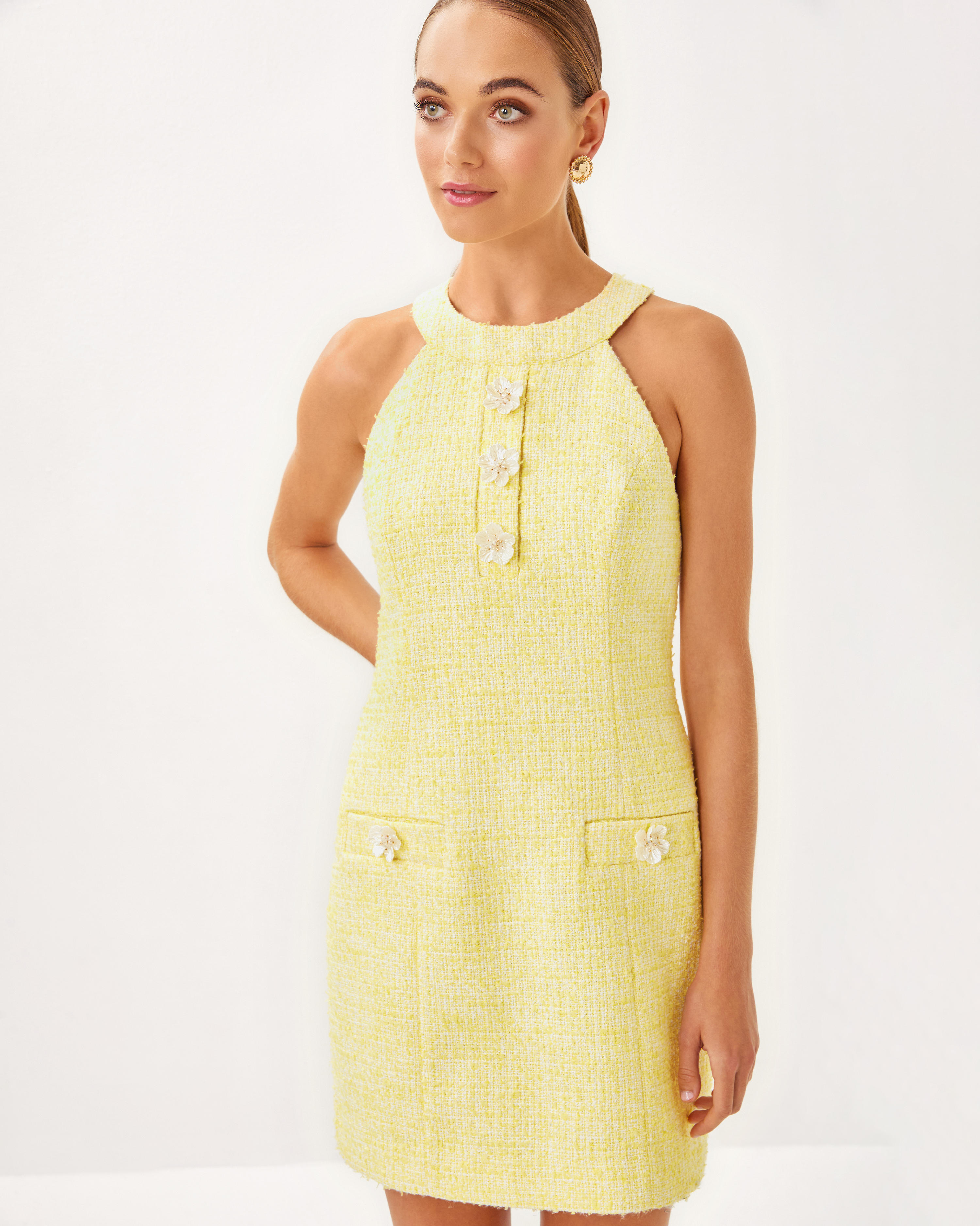 Margarete Boucle Skirted Romper