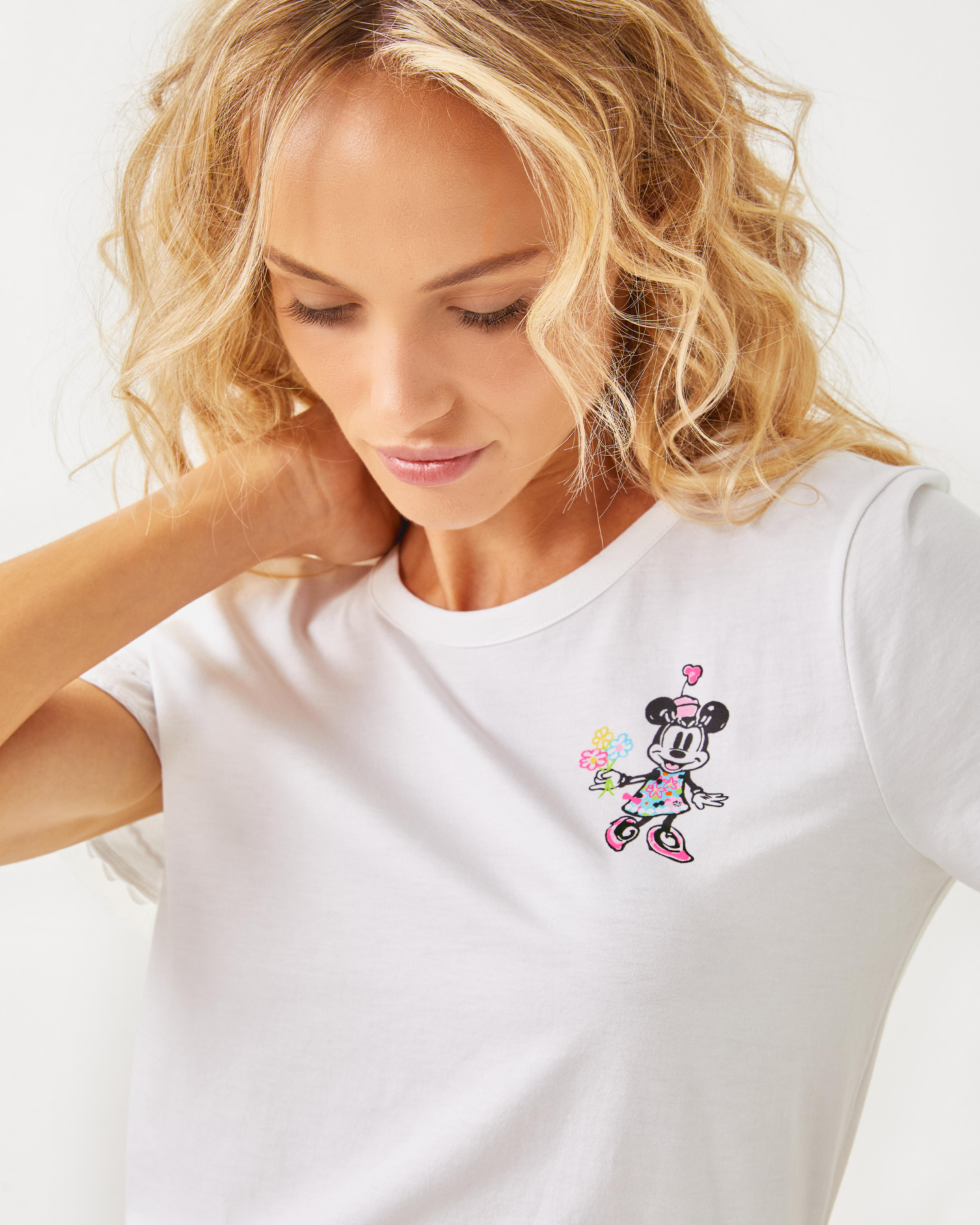 Lilly Hearts Disney Clairmont Trimmed Knit Top