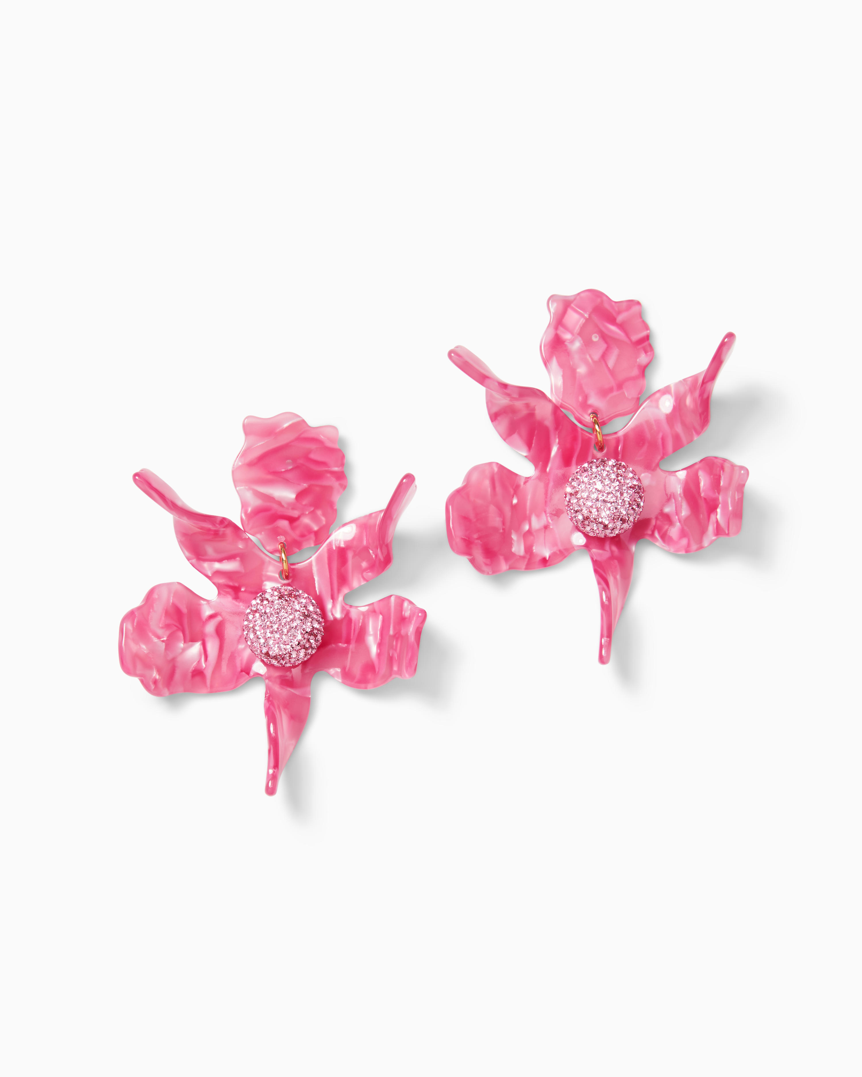 Lilly x Lele Crystal Lily Earrings