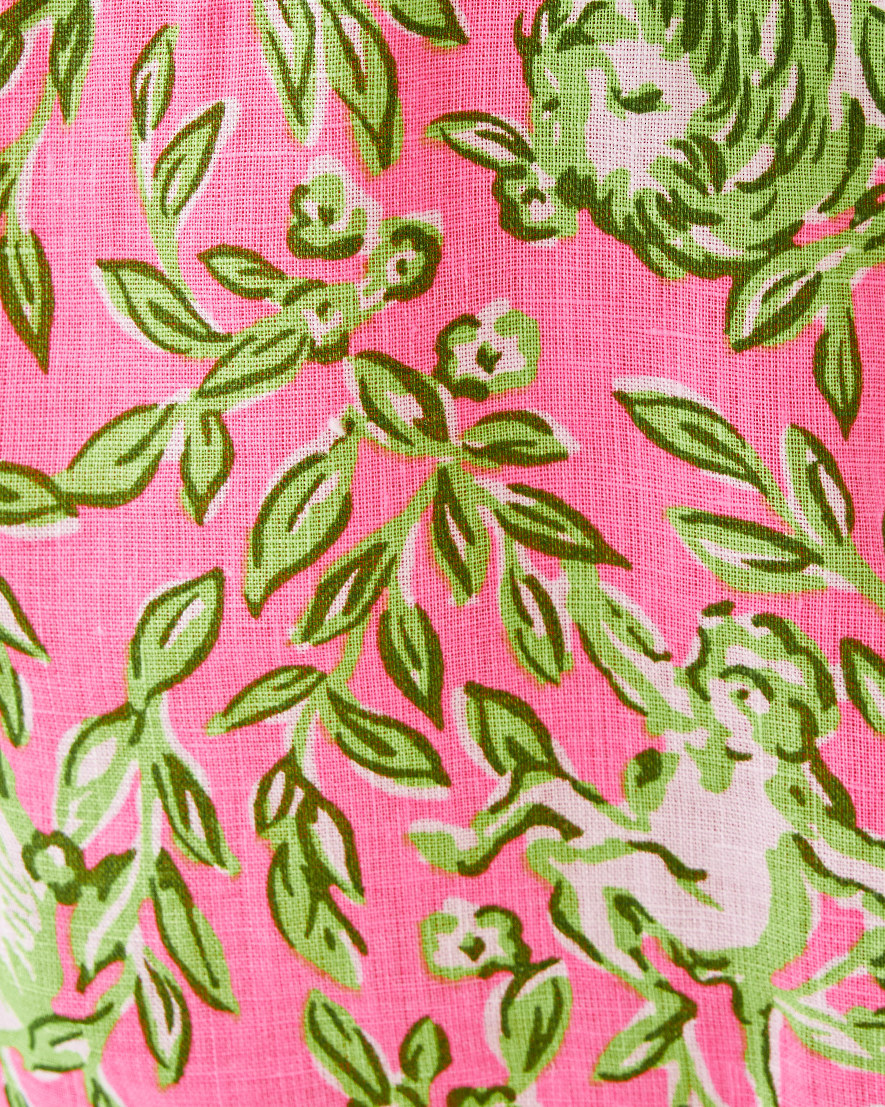 Sea View Linen Button Down Top