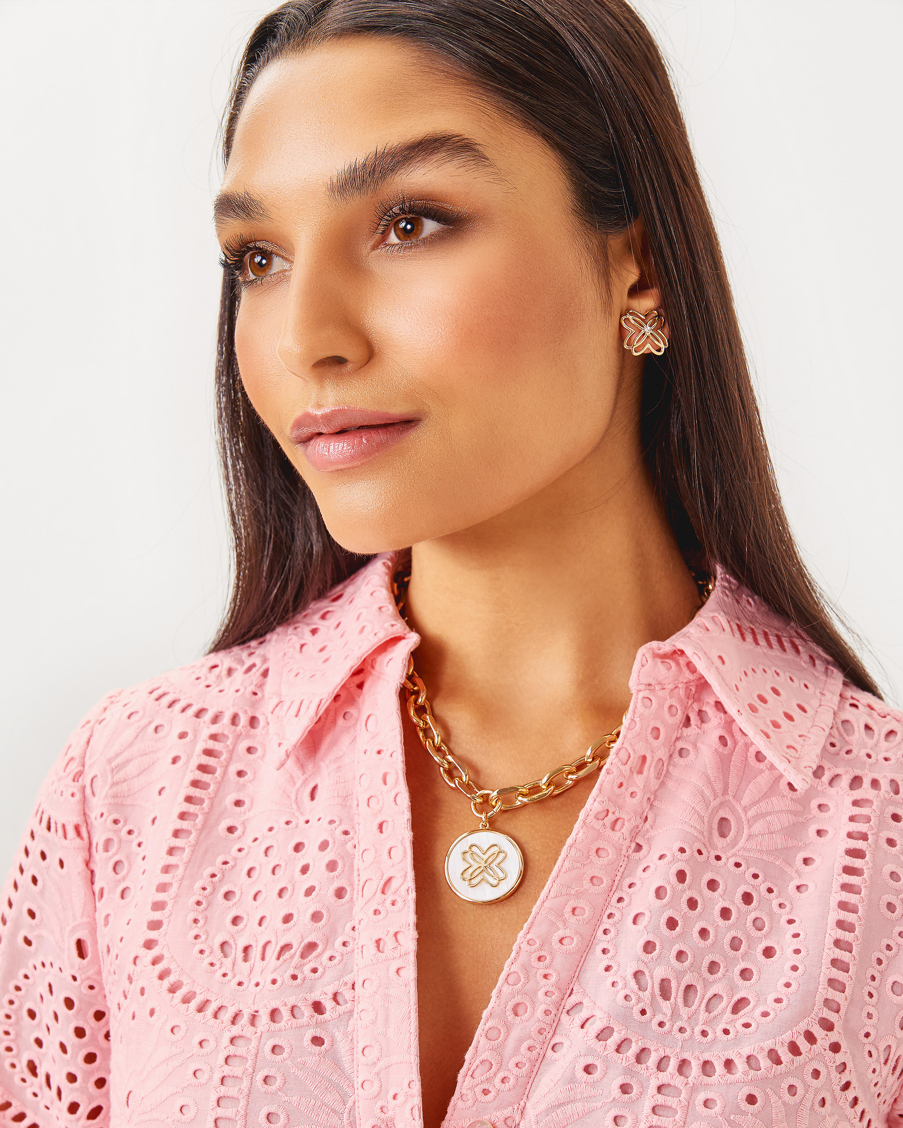 Logo Pendant Necklace