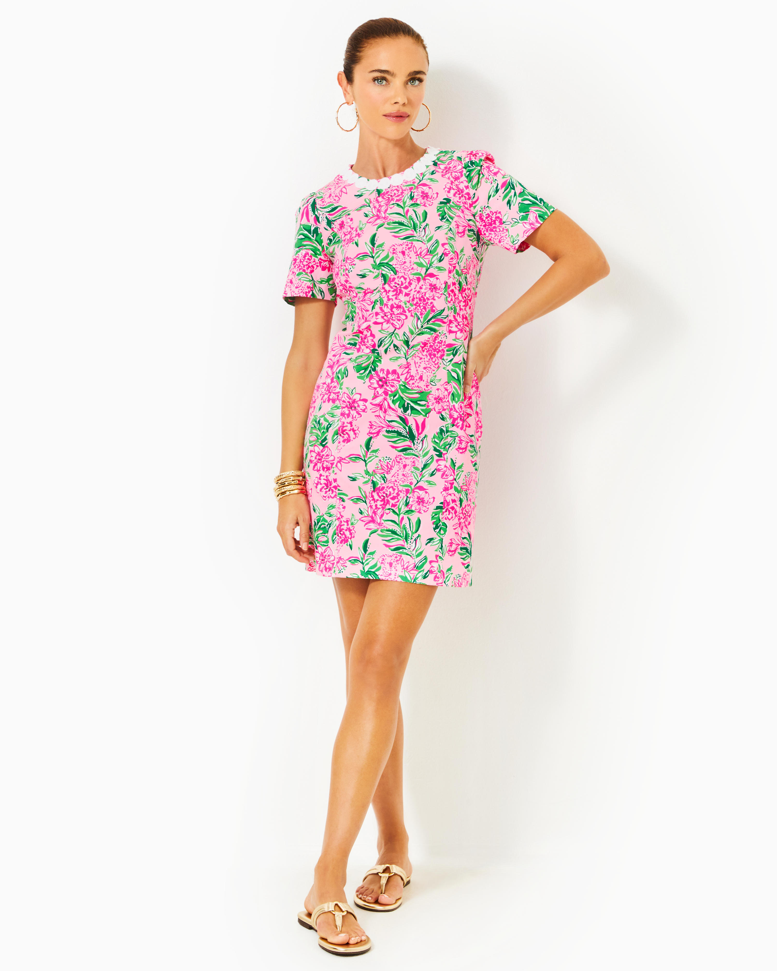 Mila Short Sleeve Shift Dress