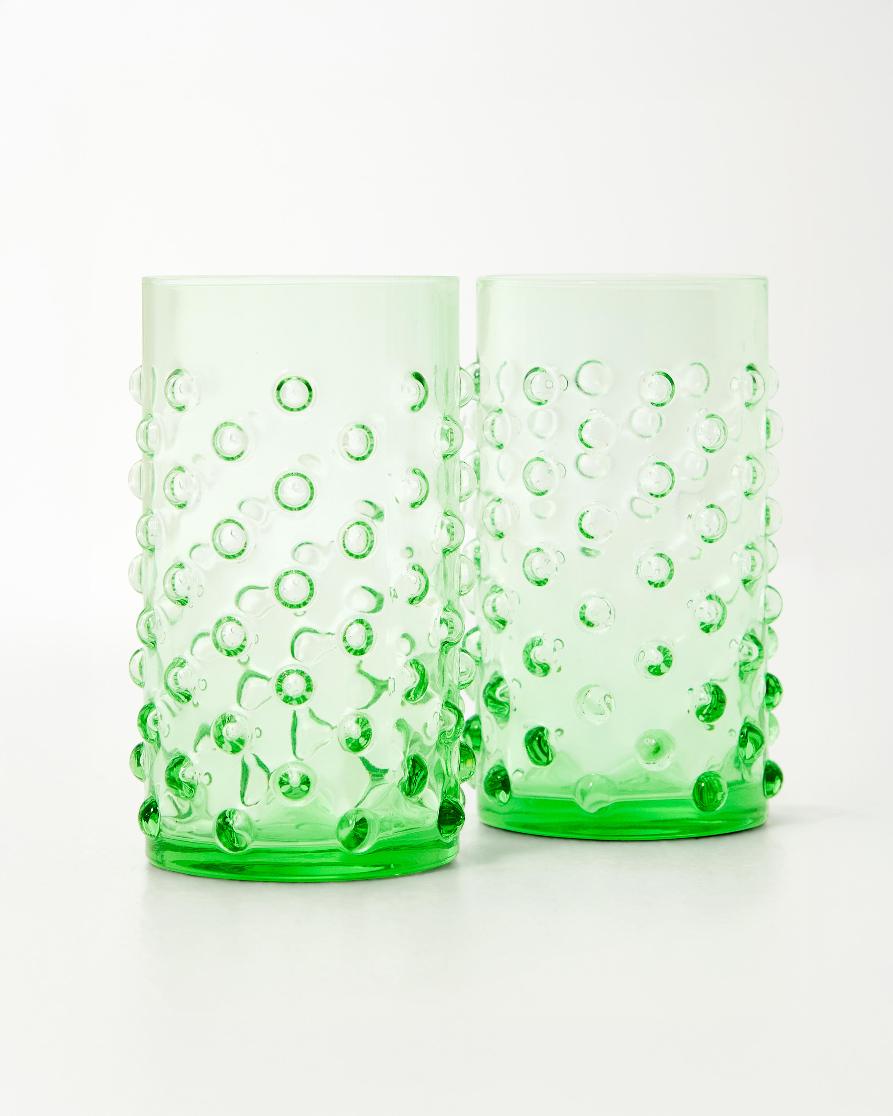 Highball Hobnail Glasses