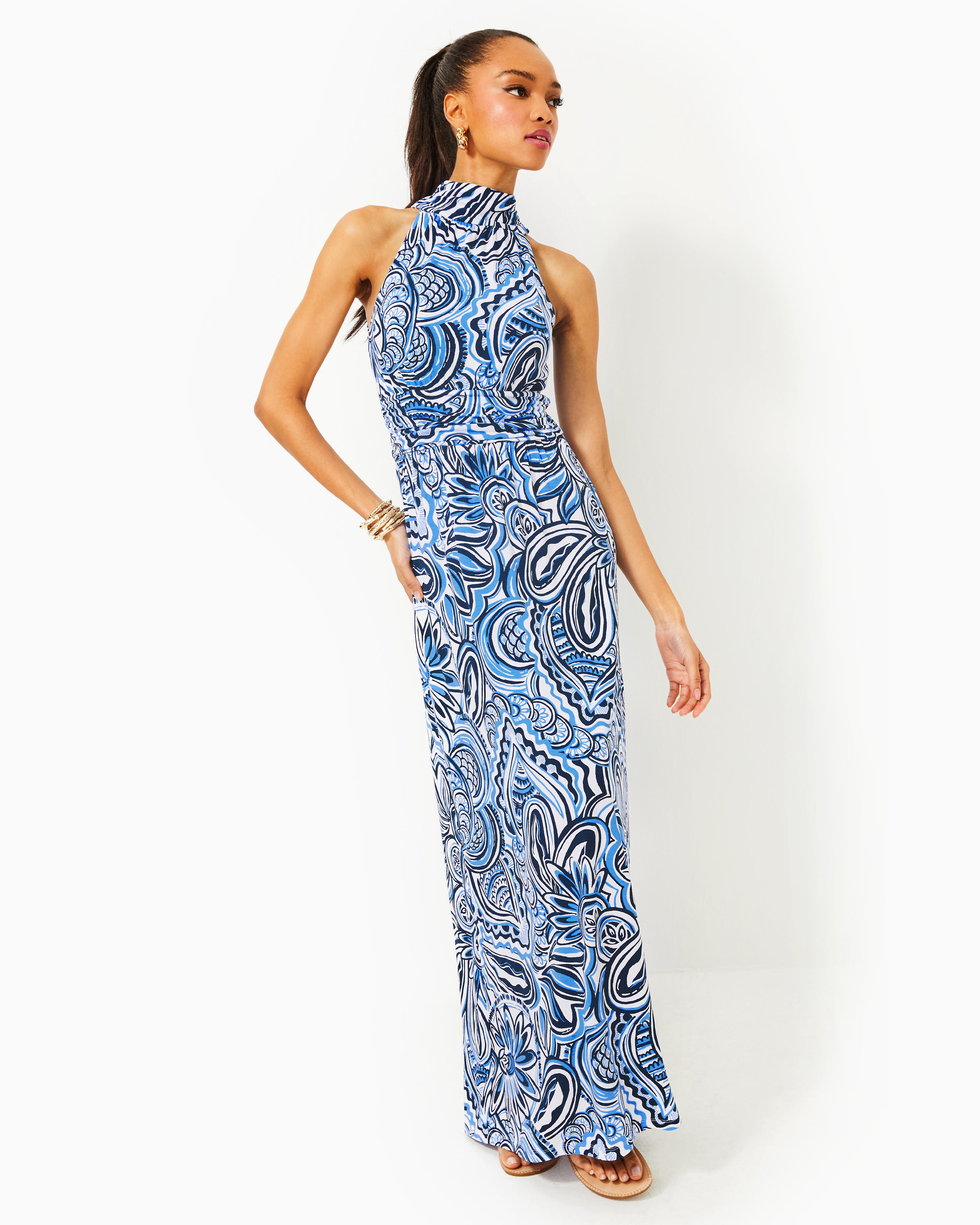 Wyota Halter Maxi Dress