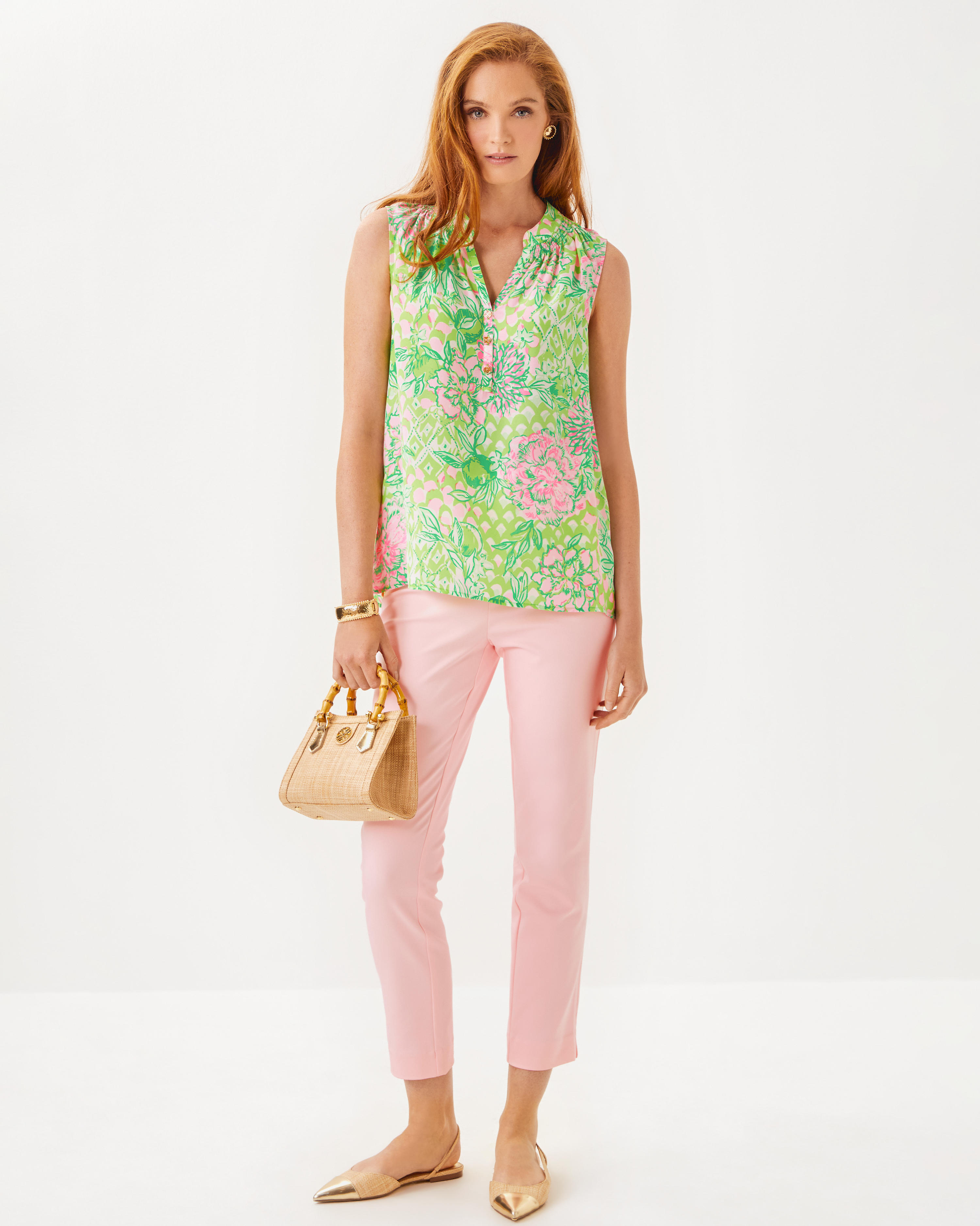 Sleeveless Elsa Silk Top