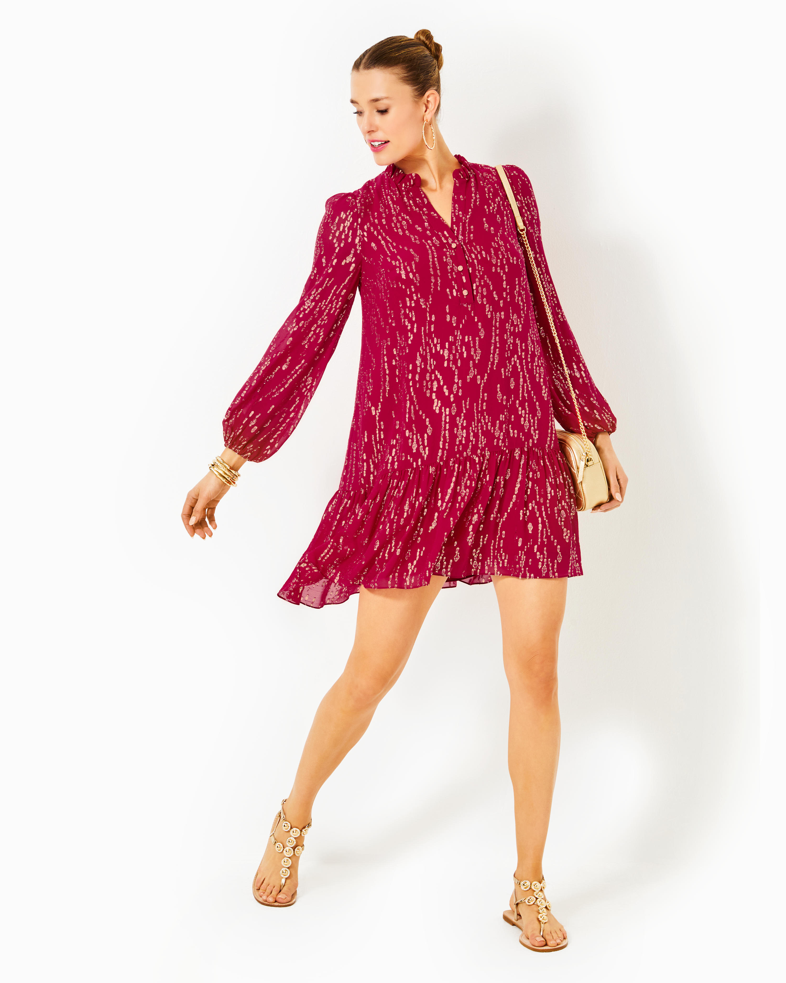 Evaline Silk Dress