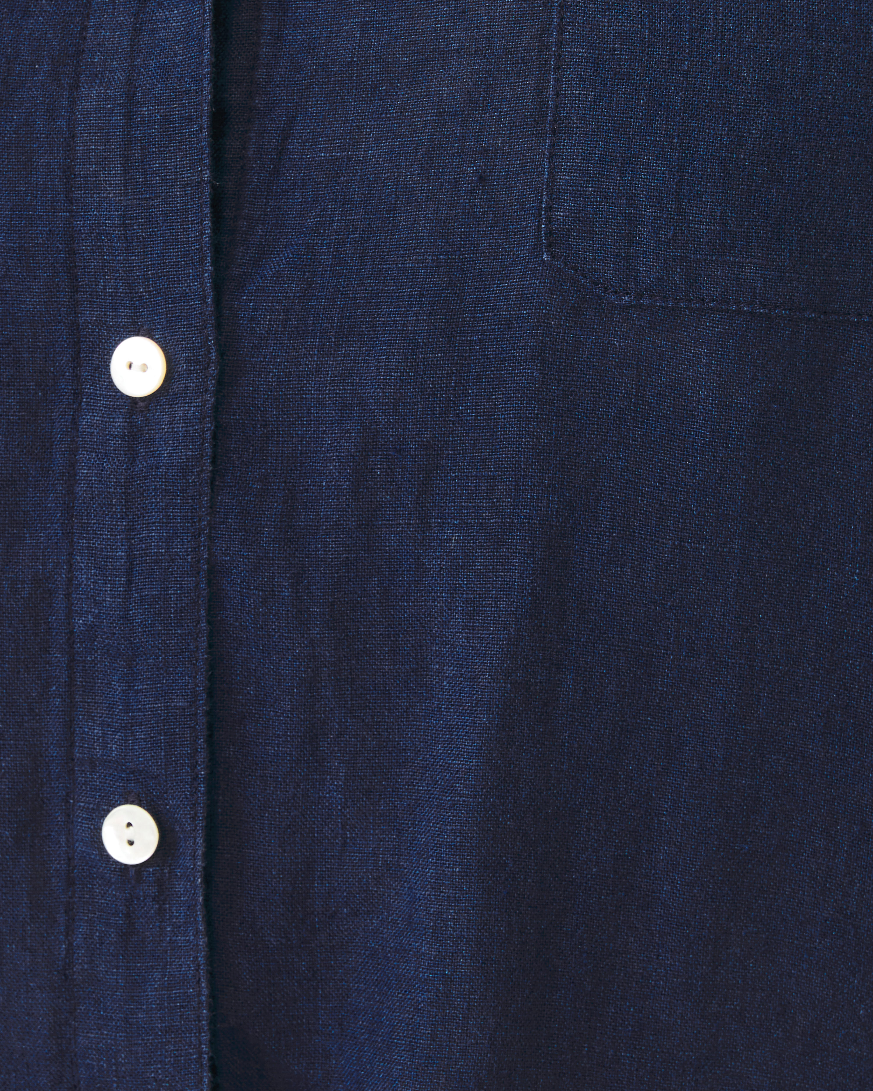 Sea View Linen Button Down Top