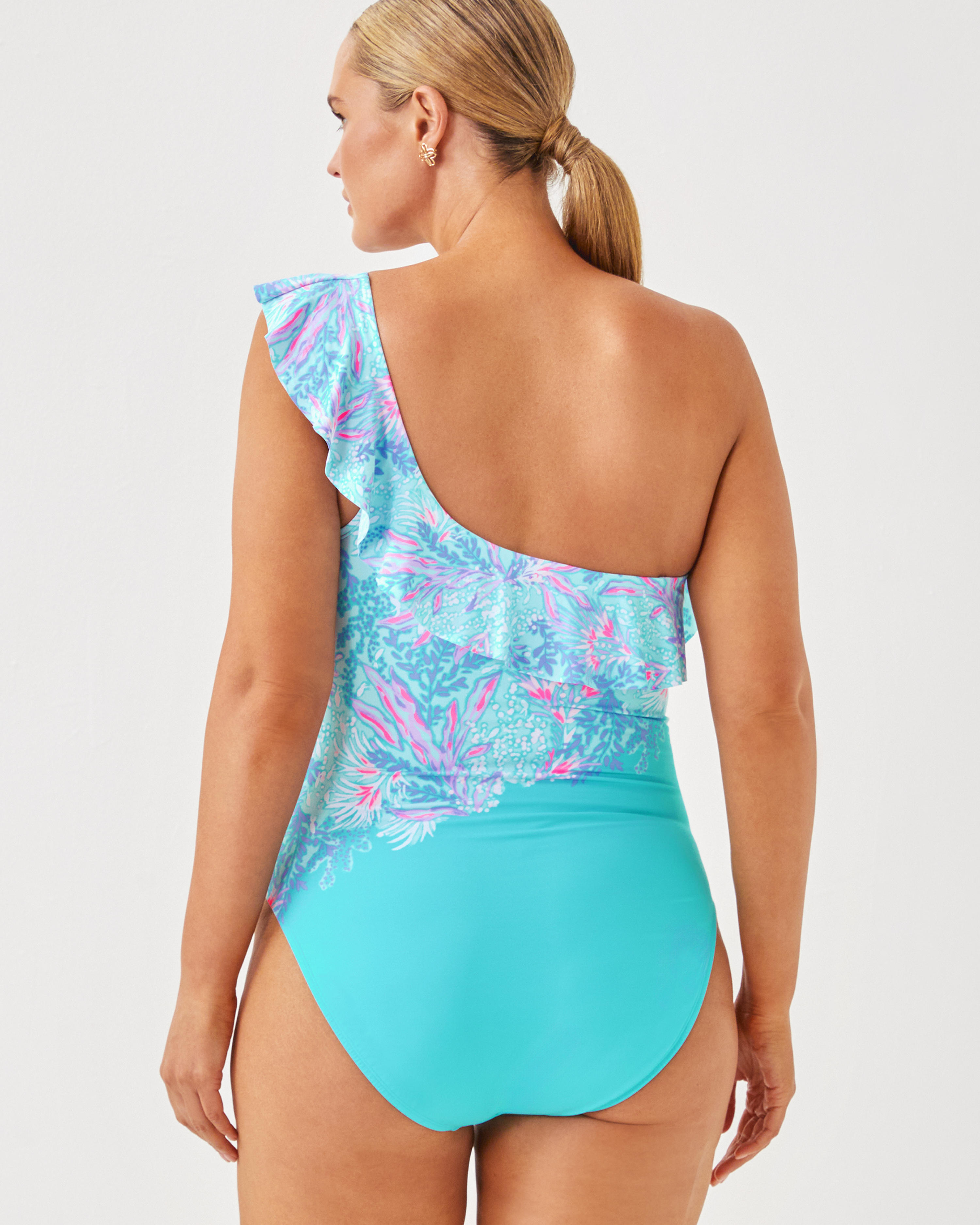 Caelum Ruffle One-Piece Swimsuit