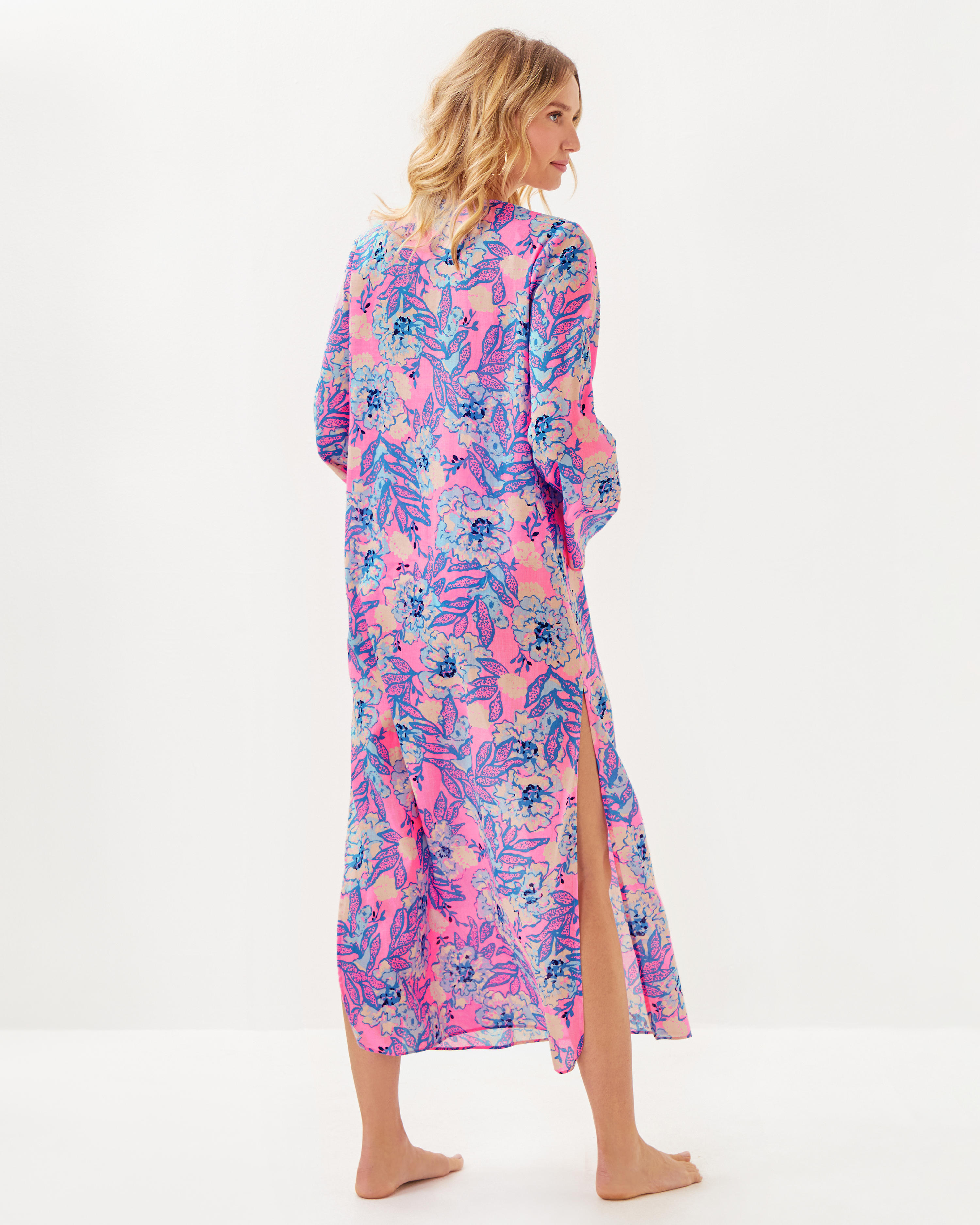 Perry Long Sleeve Maxi Cover-Up
