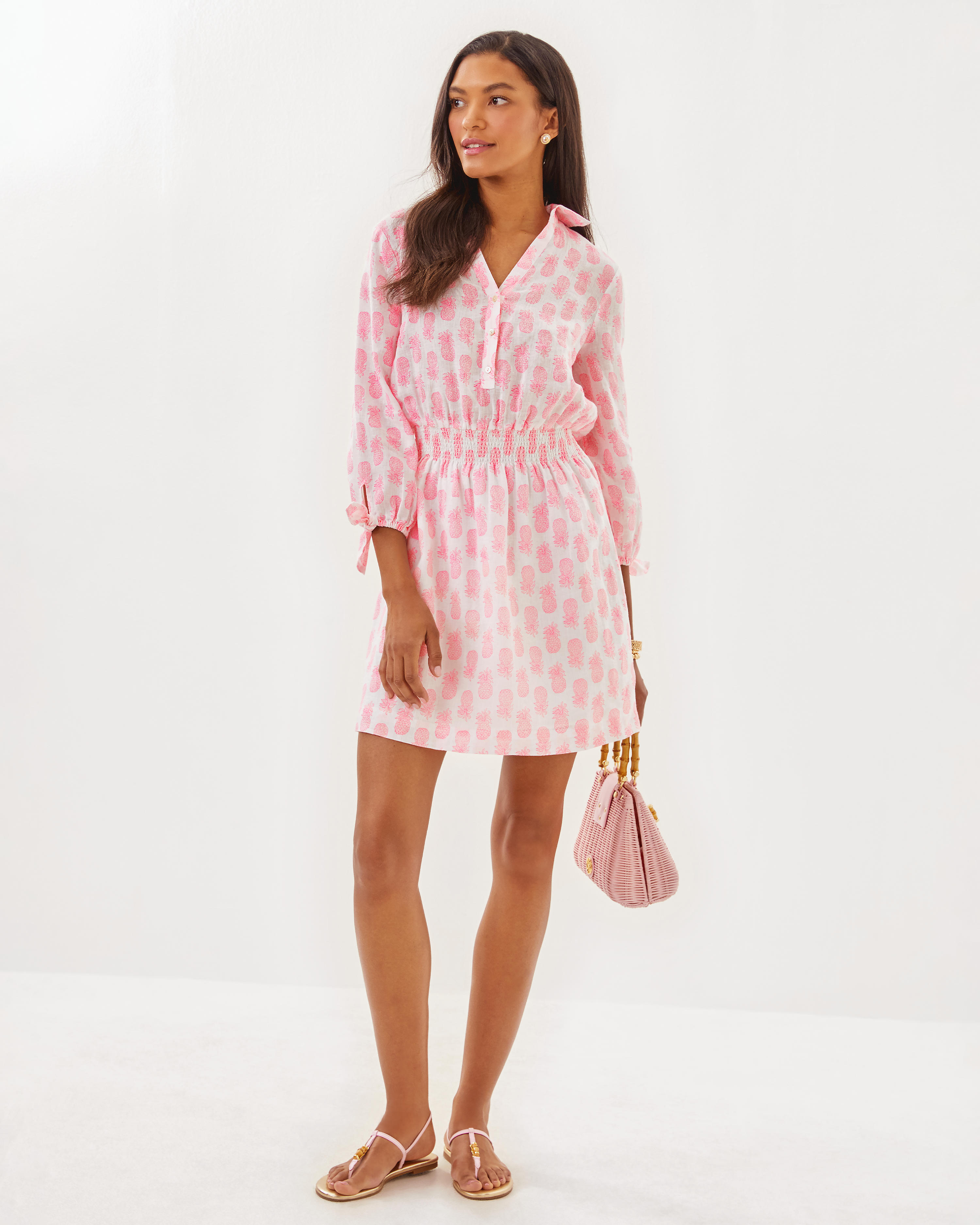Abralynn Linen Shirtdress