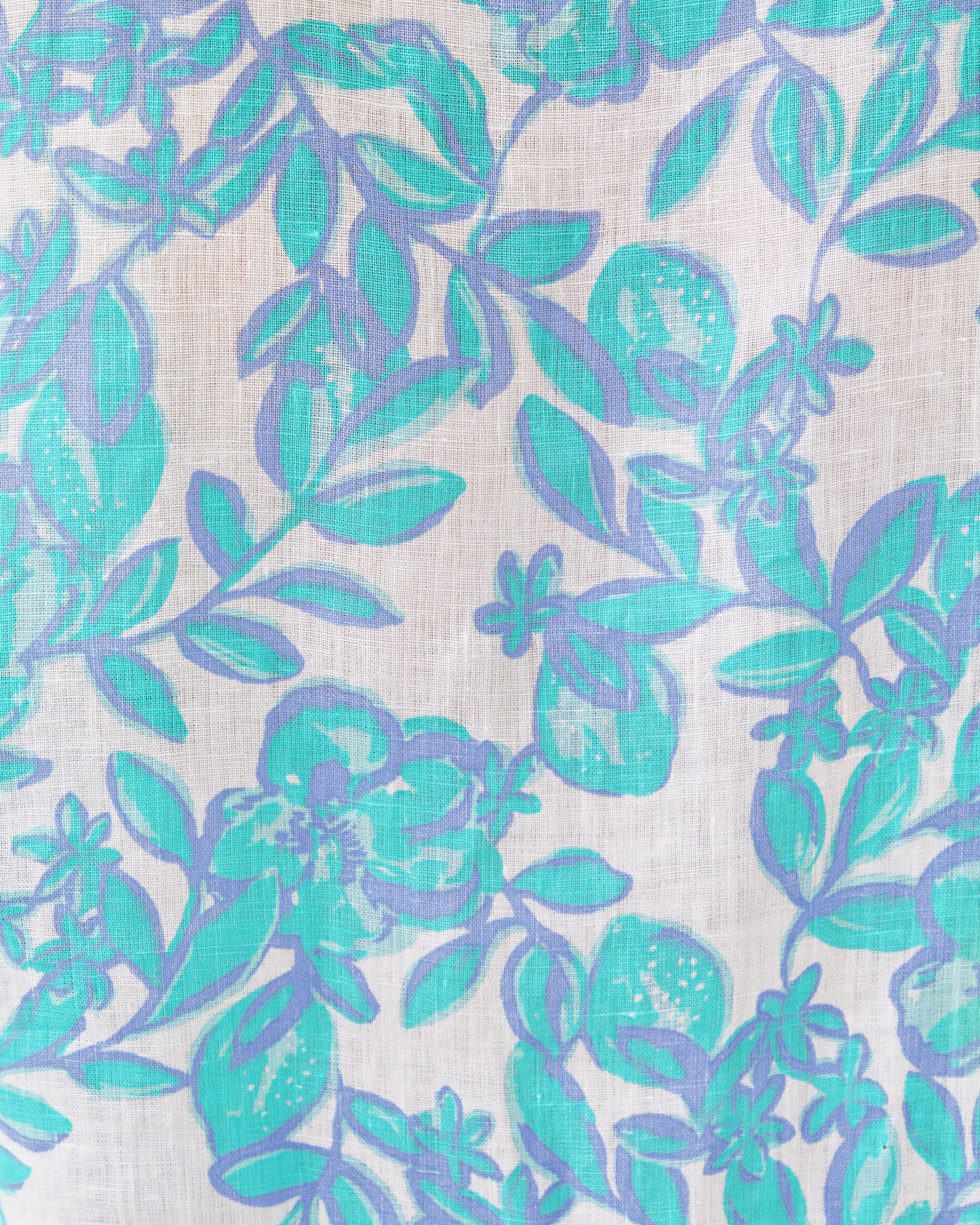 Sea View Linen Button Down Top