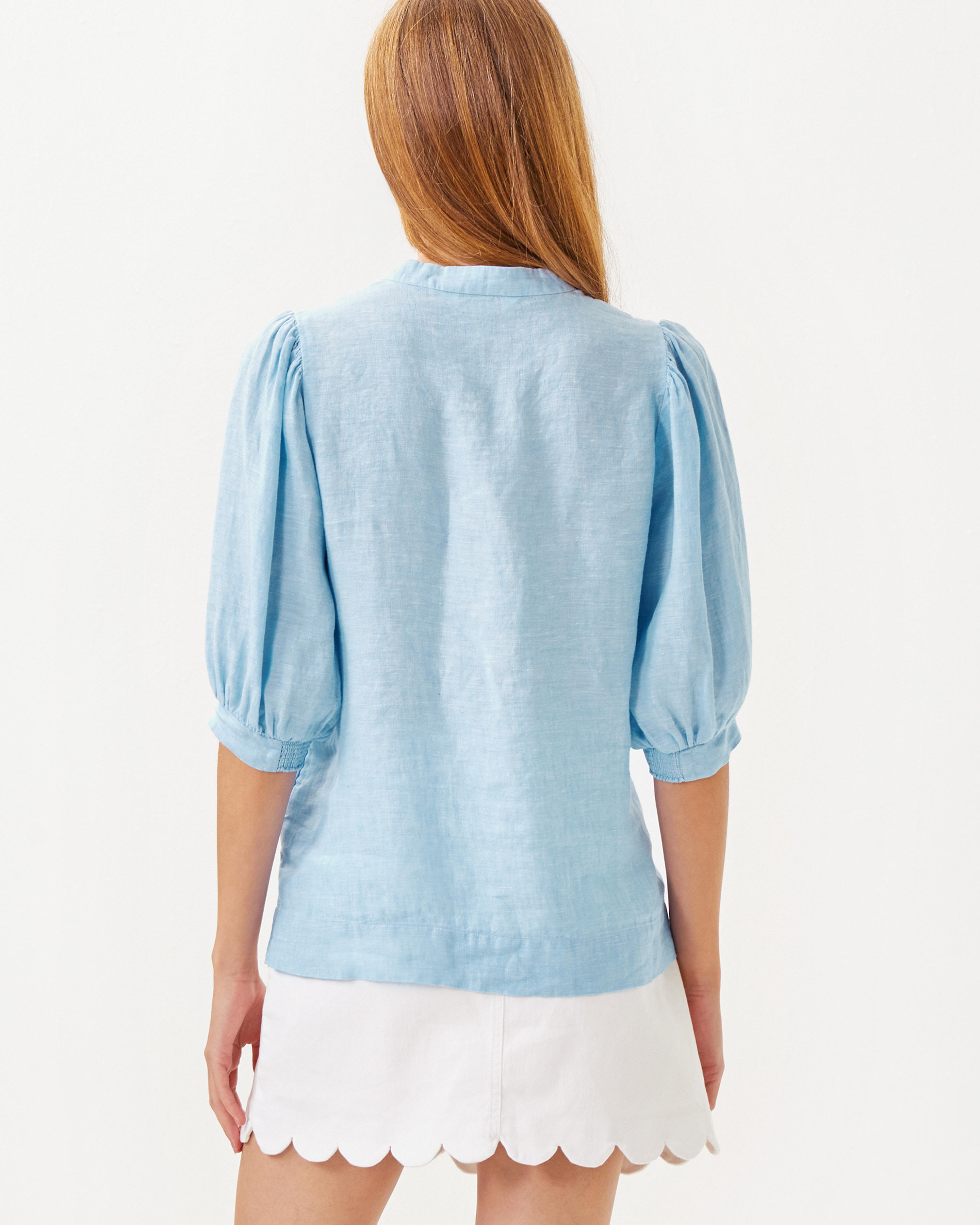 Mialeigh Linen Top