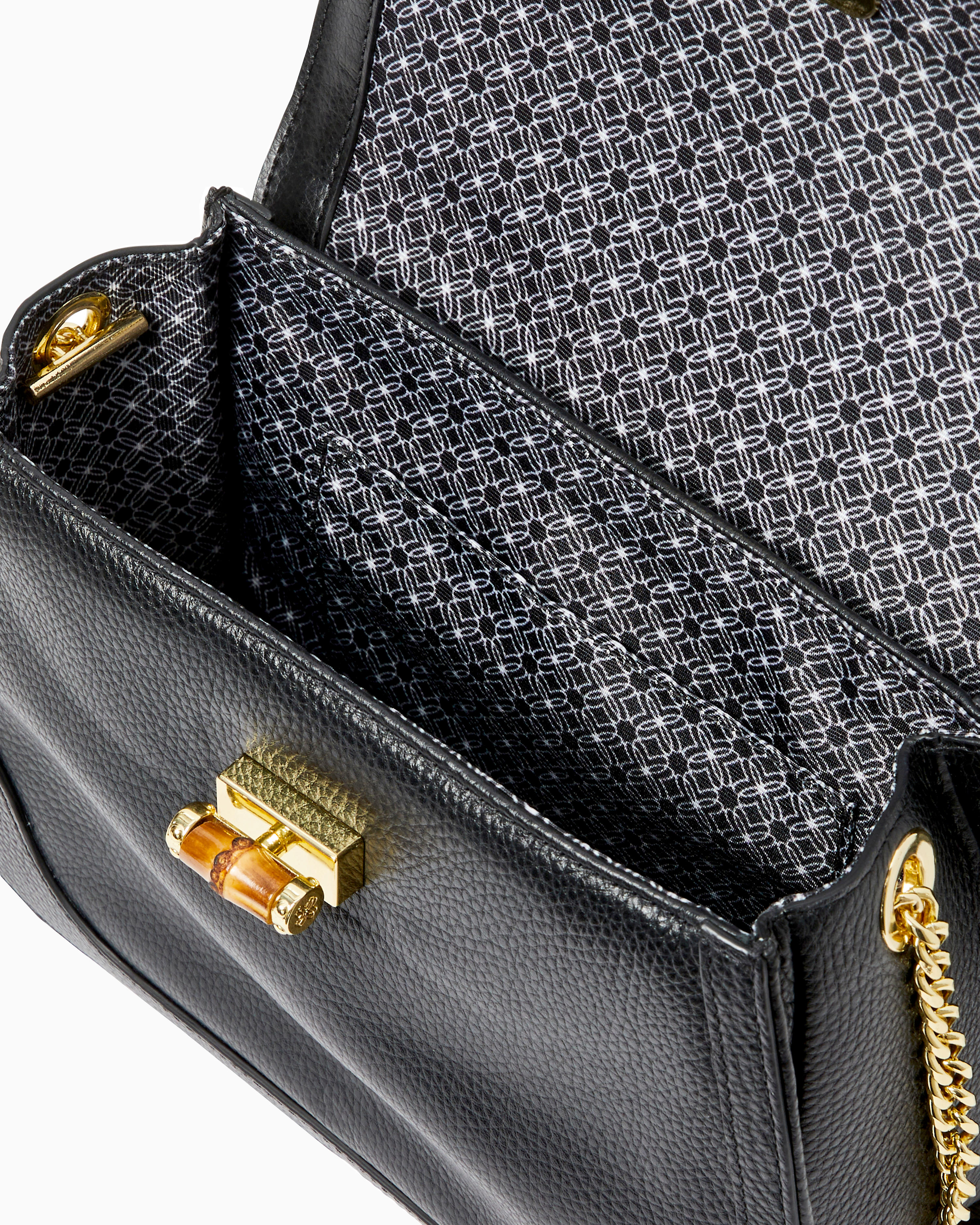 Poncey Leather Top Handle Bag