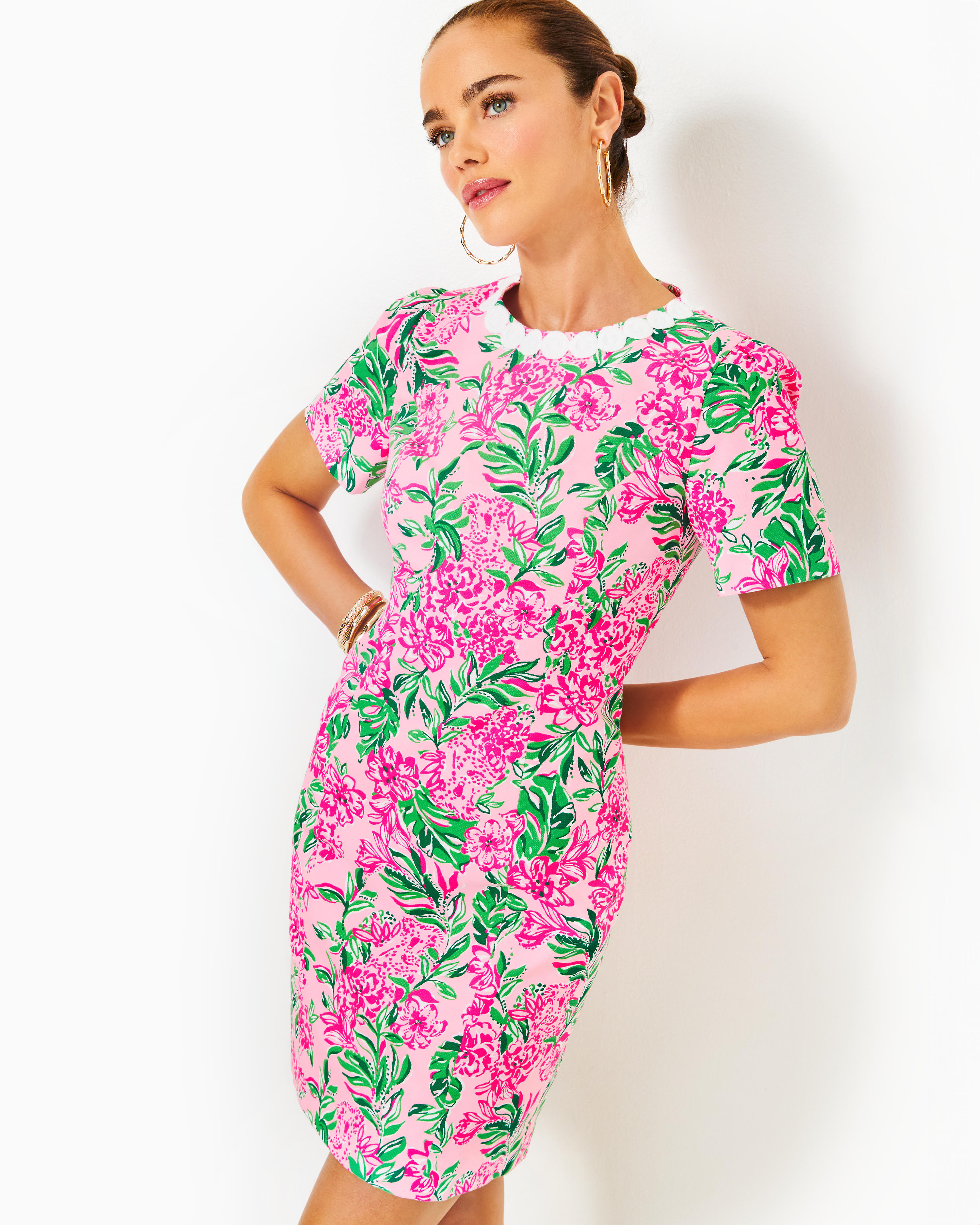 Mila Short Sleeve Shift Dress