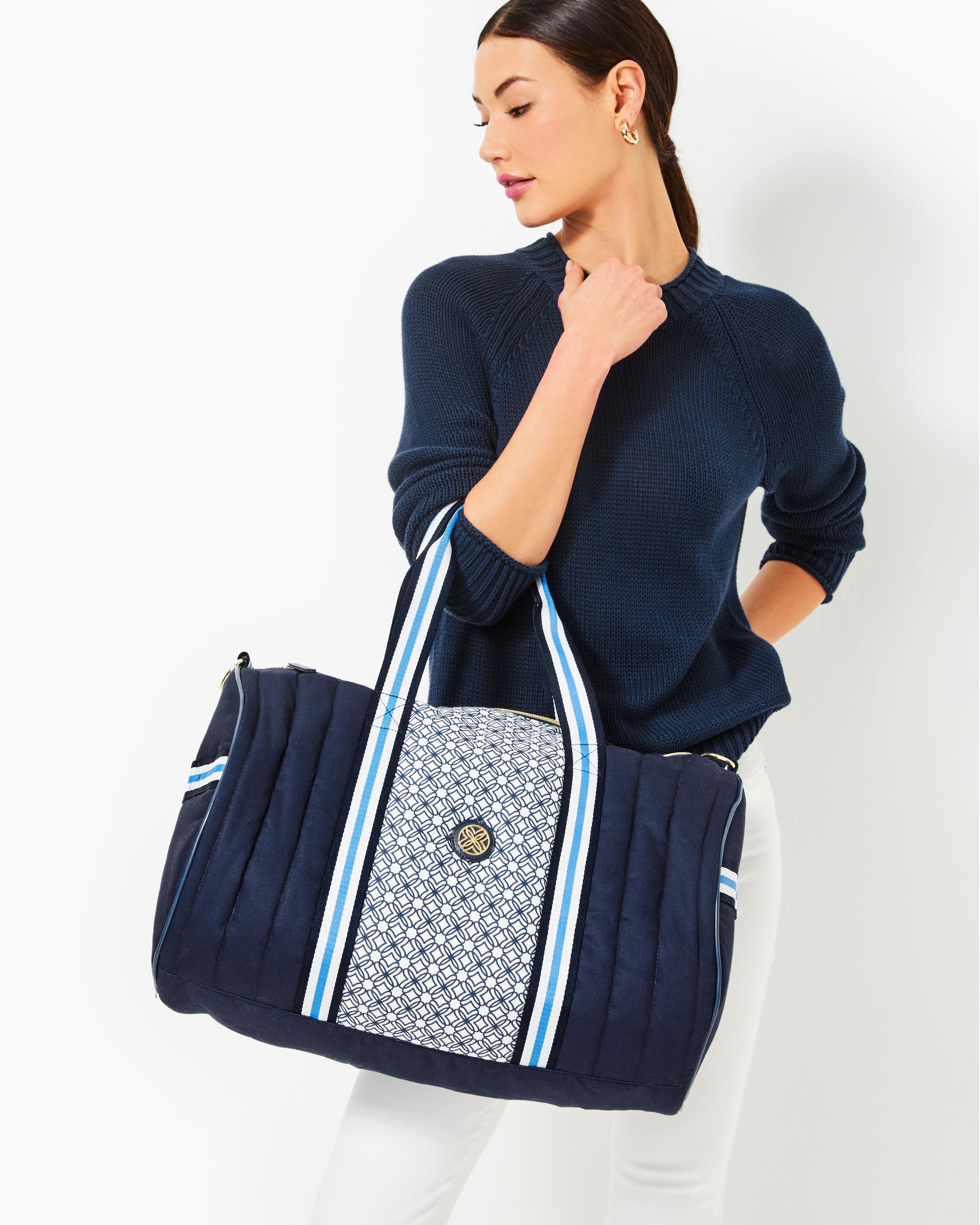 Quilted Puffer Halton Duffel Bag