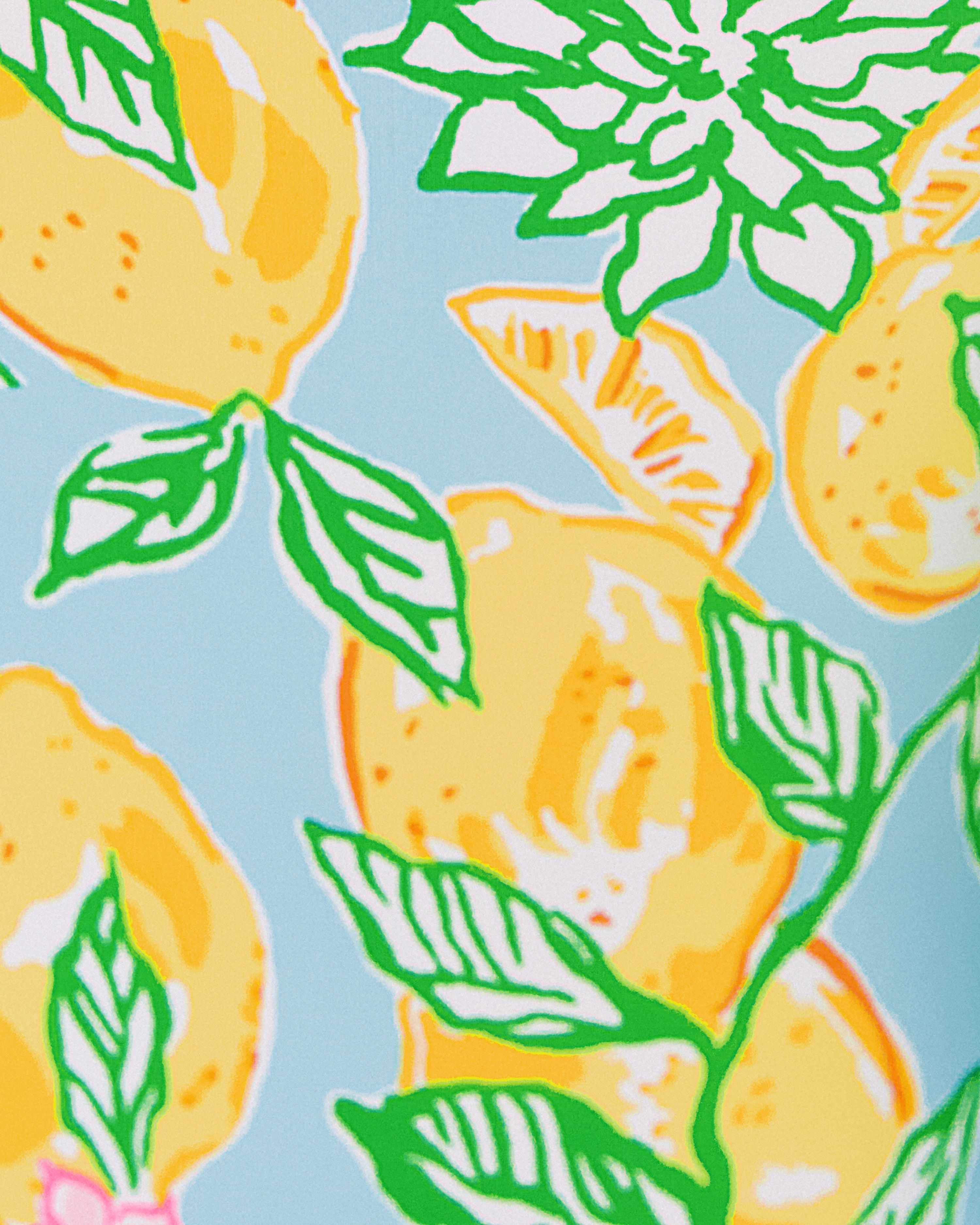 UPF 50+ Girls Denning Rashguard Swimsuit