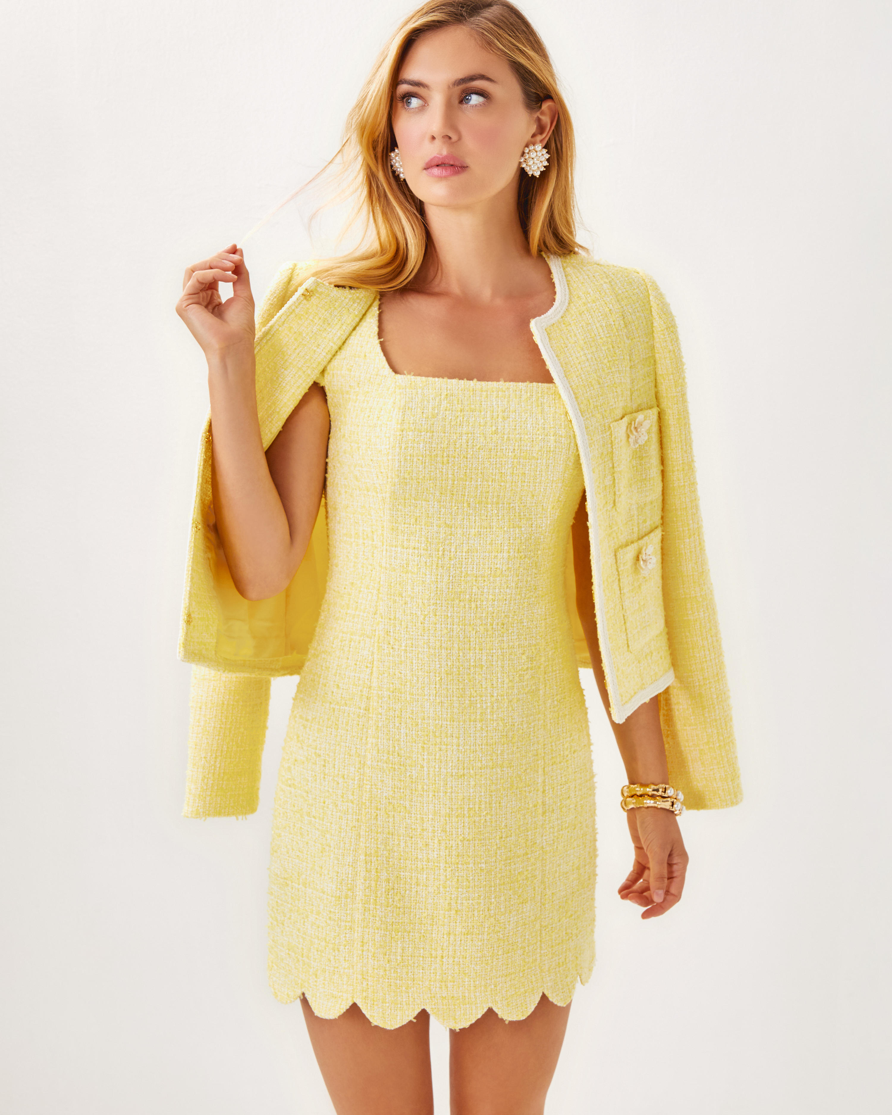 Maisley Boucle Shift Dress