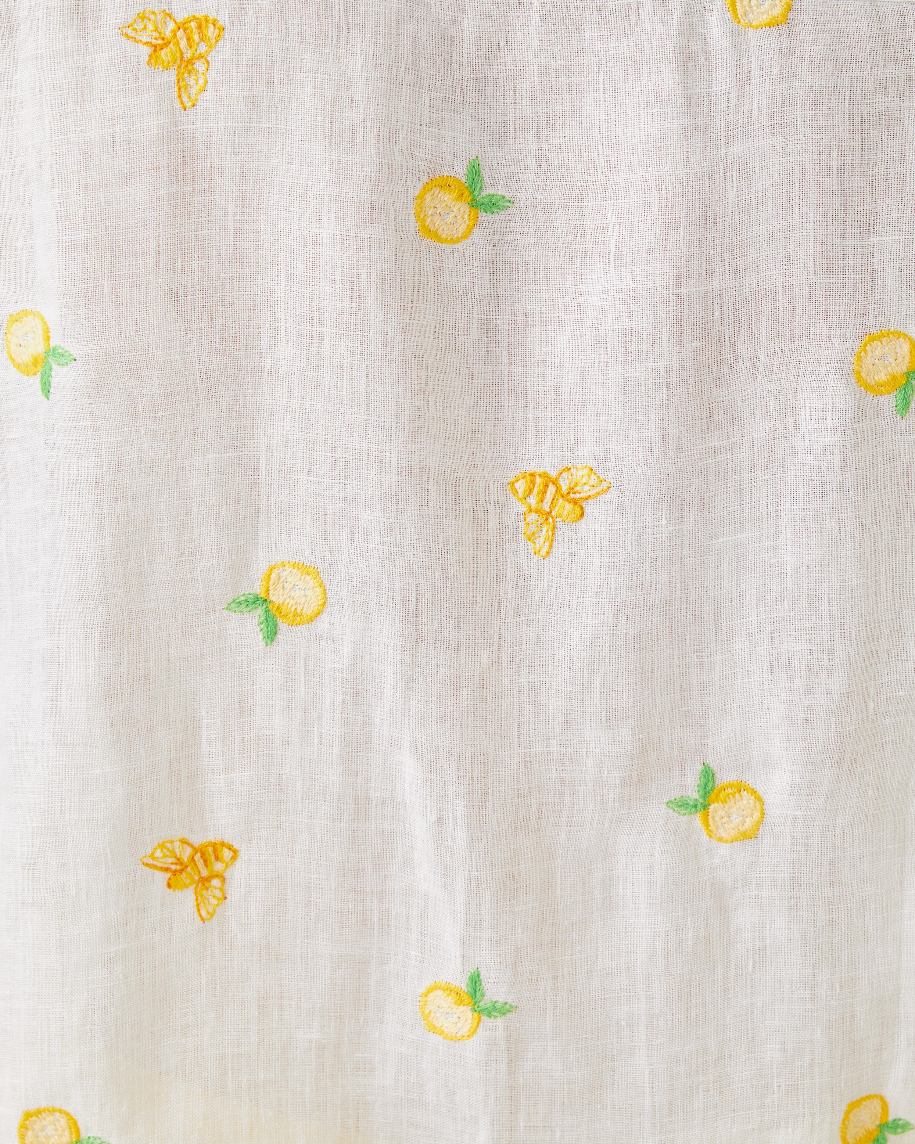 Sea View Linen Button Down Top