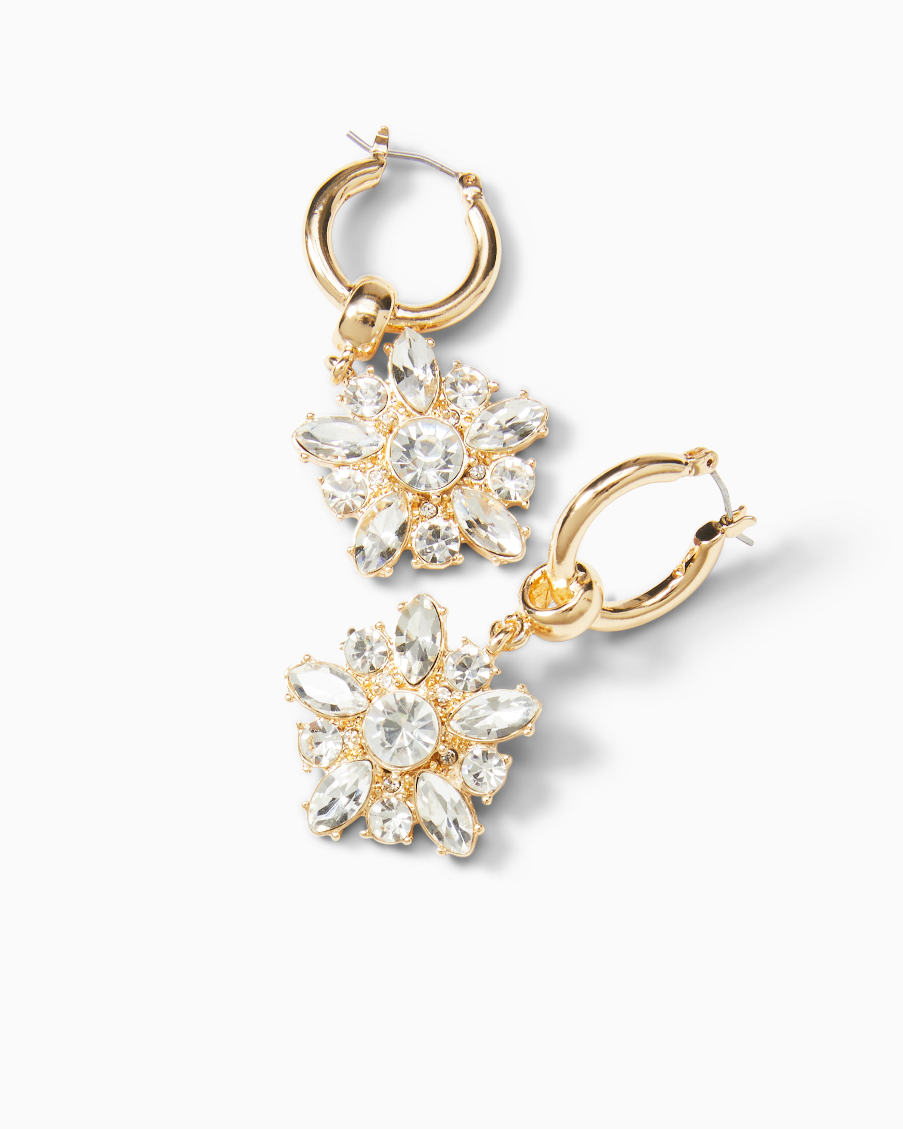 Party Charm Hoop Earrings