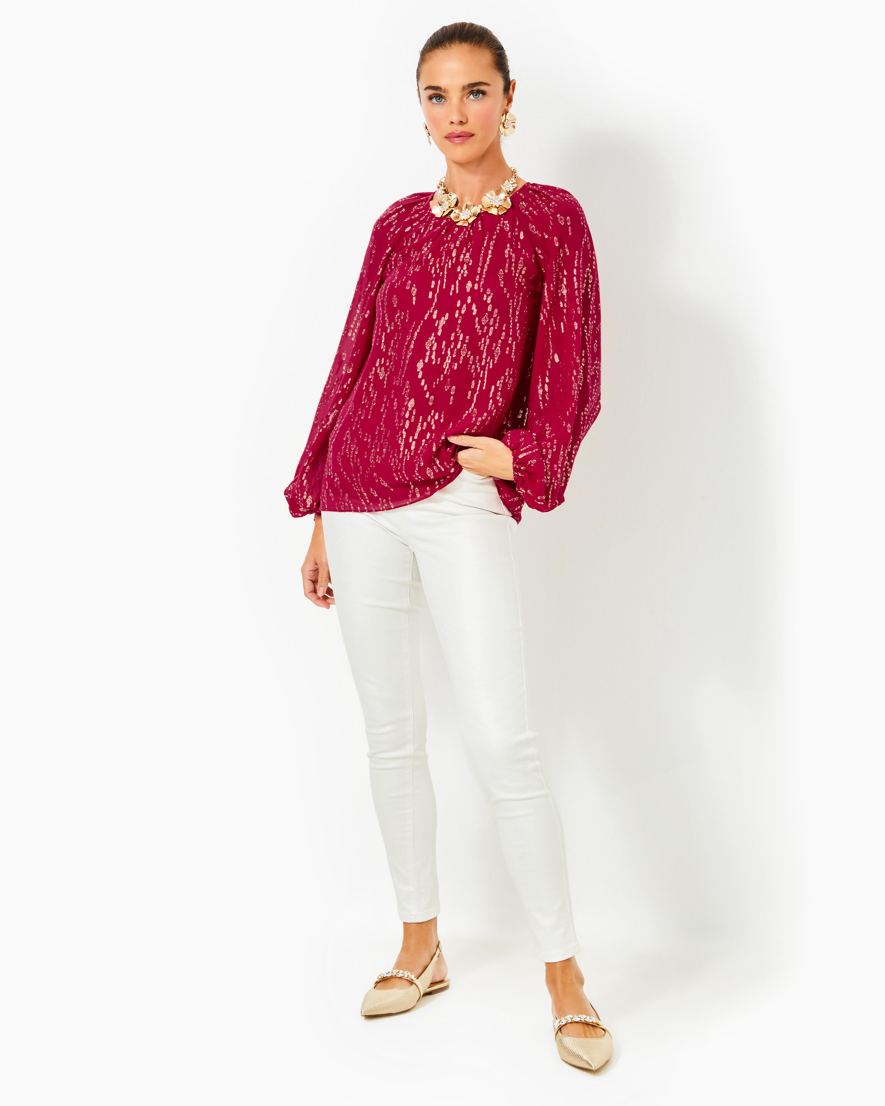 Noraleen Silk Top