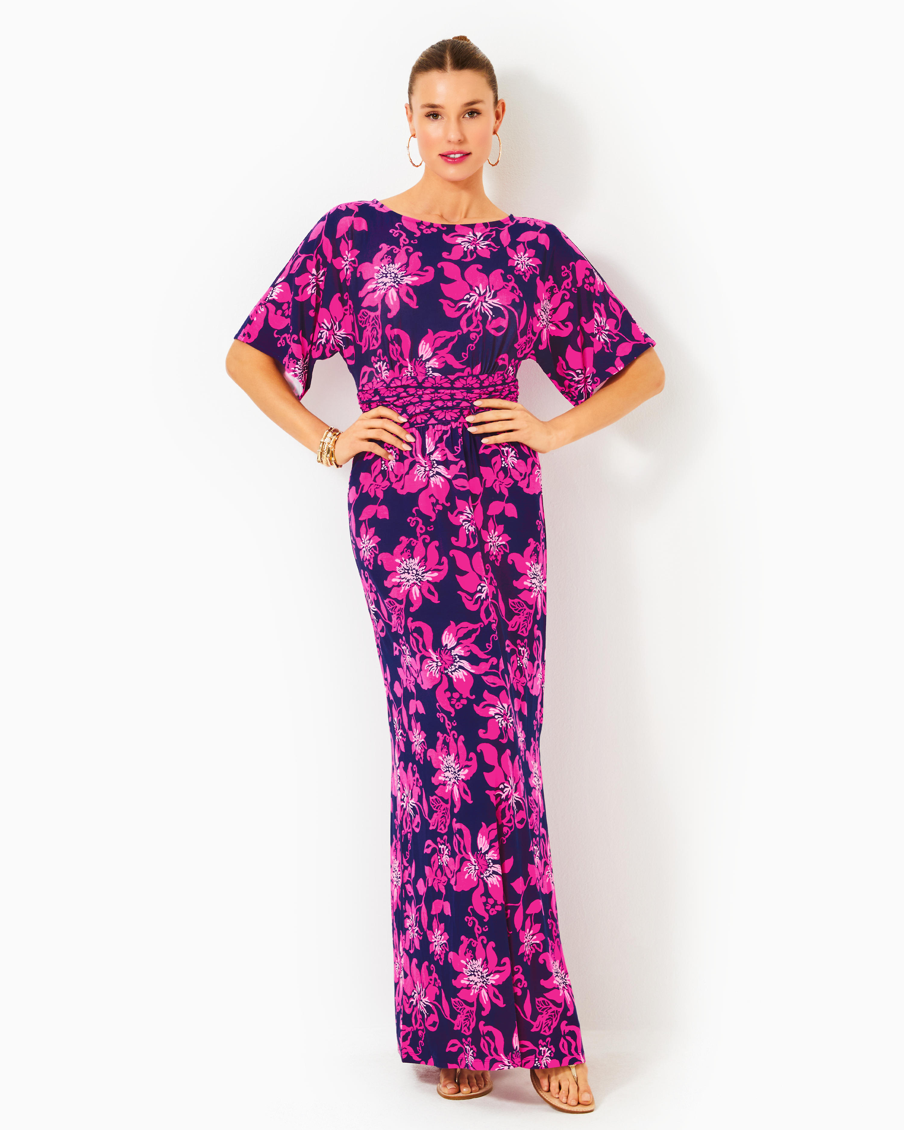 Parigi Boat Neck Maxi Dress