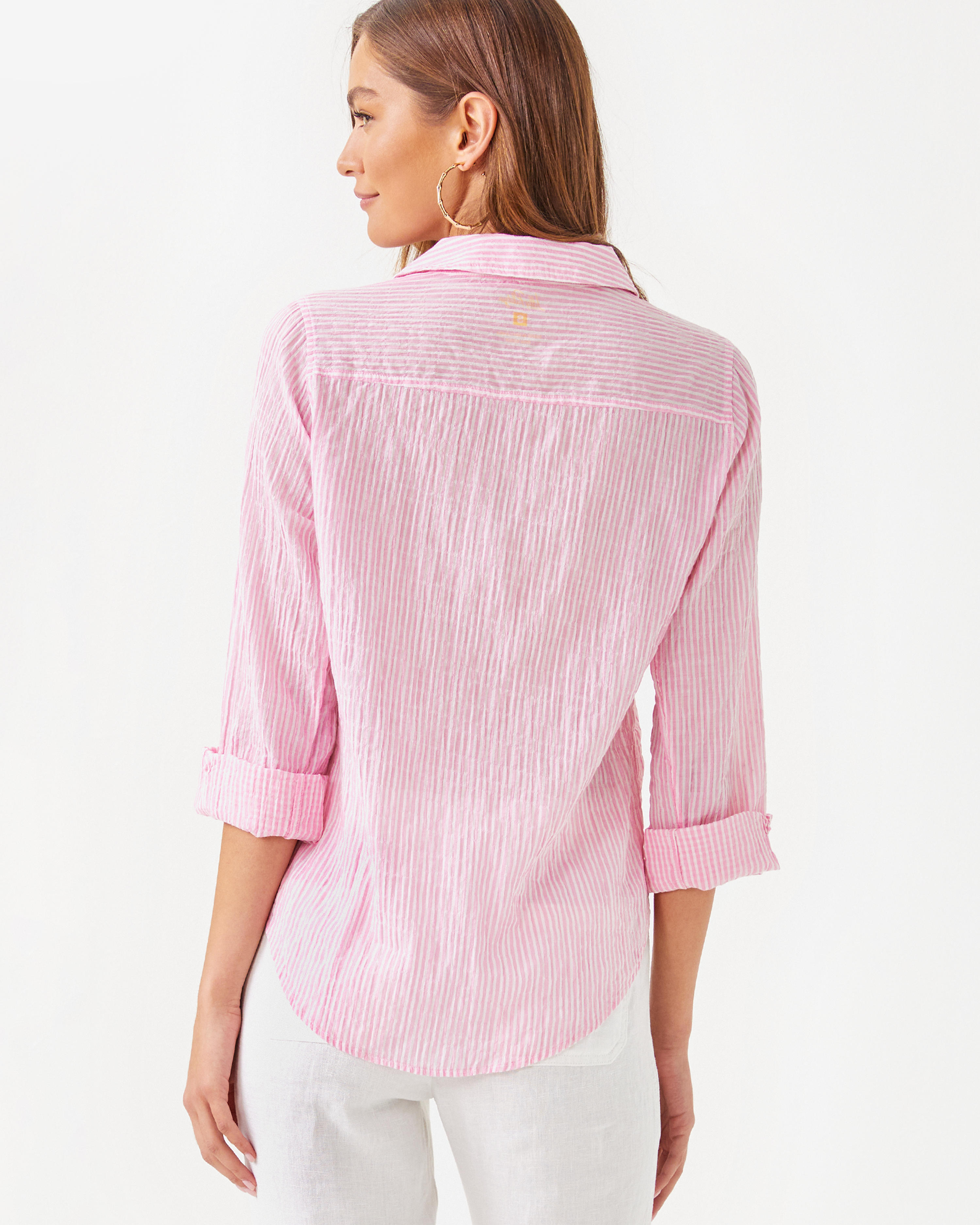 Sea View Button Down Top