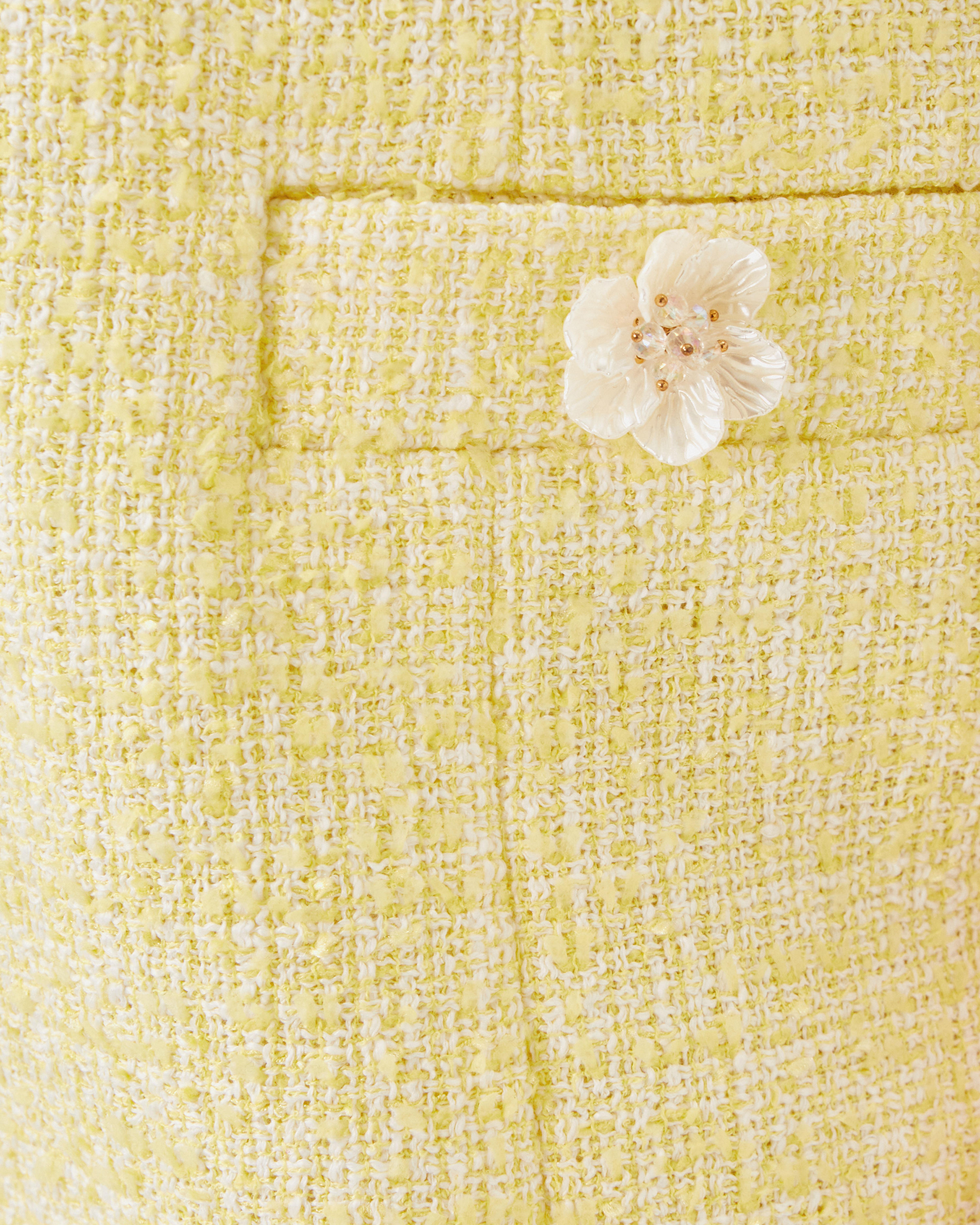 Margarete Boucle Skirted Romper