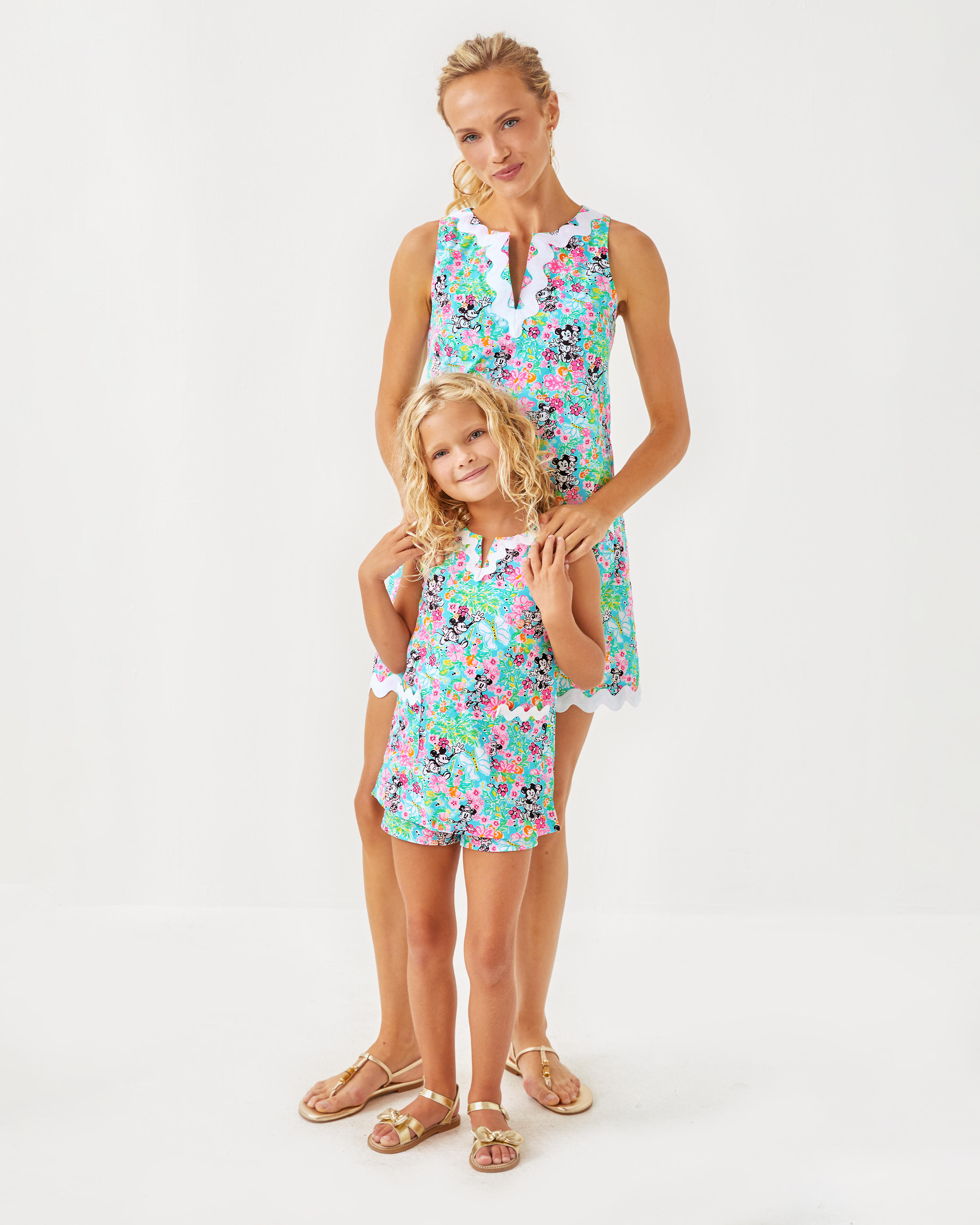 Lilly Hearts Disney Girls Mini Romey Shift Set