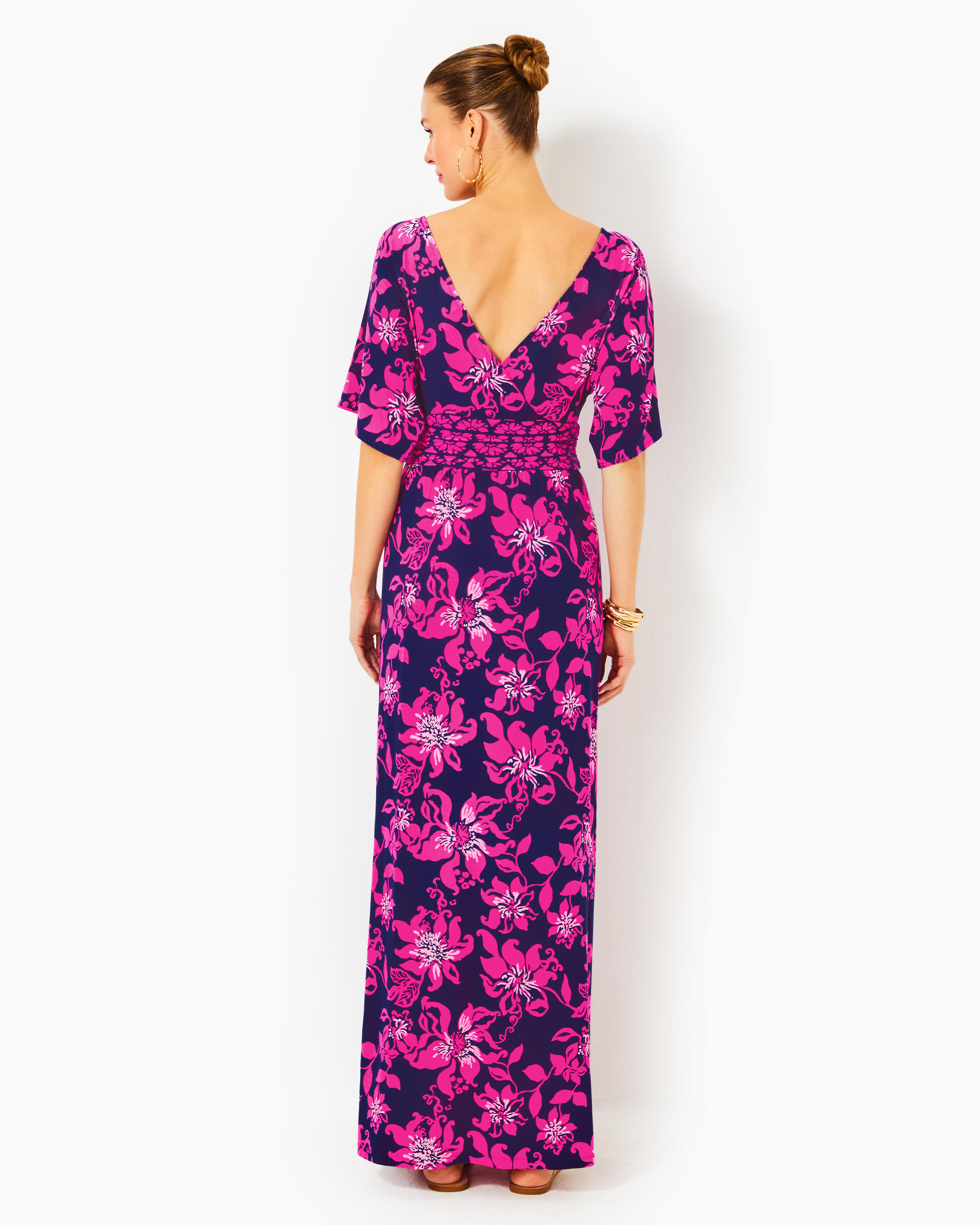 Parigi Boat Neck Maxi Dress