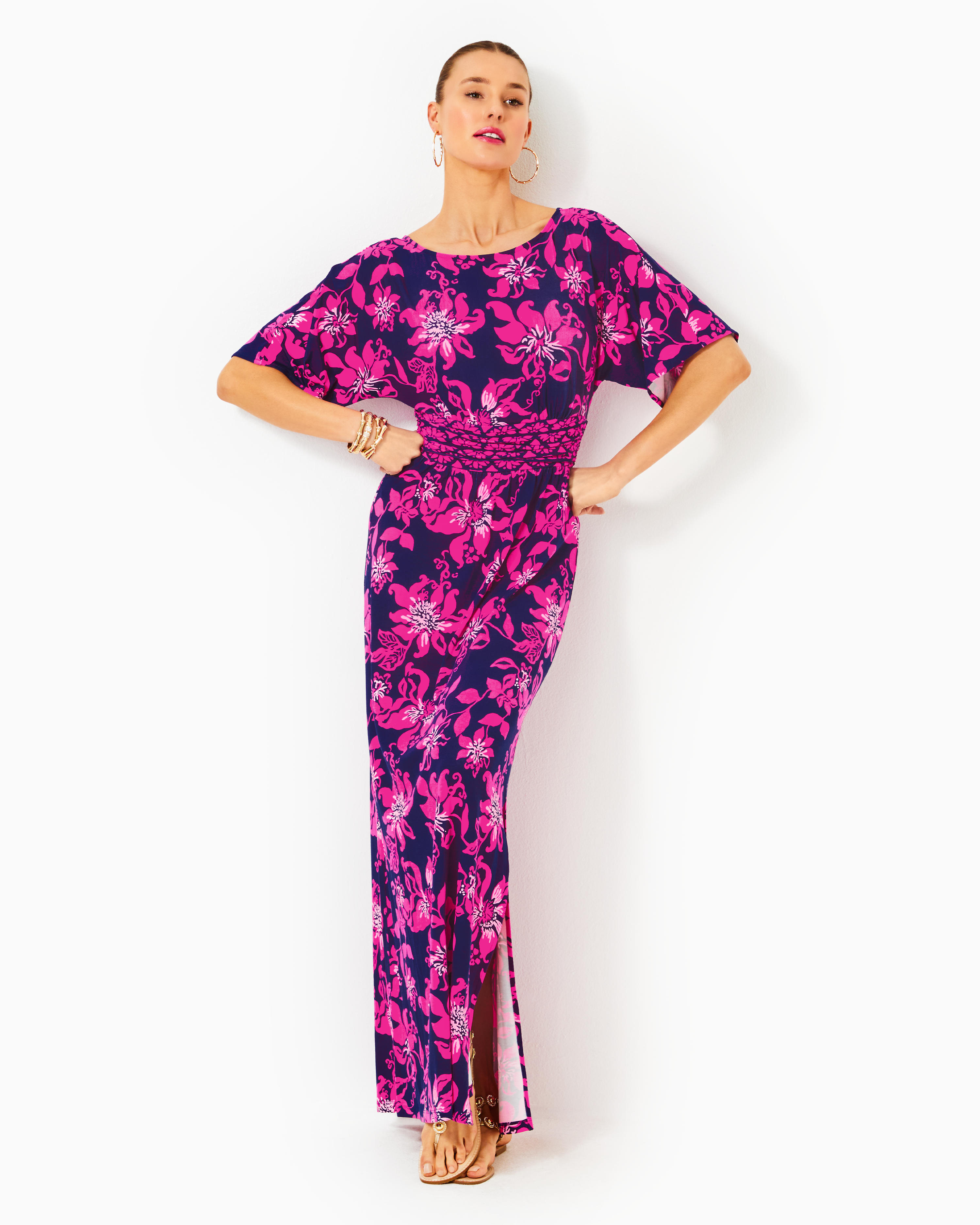 Parigi Boat Neck Maxi Dress