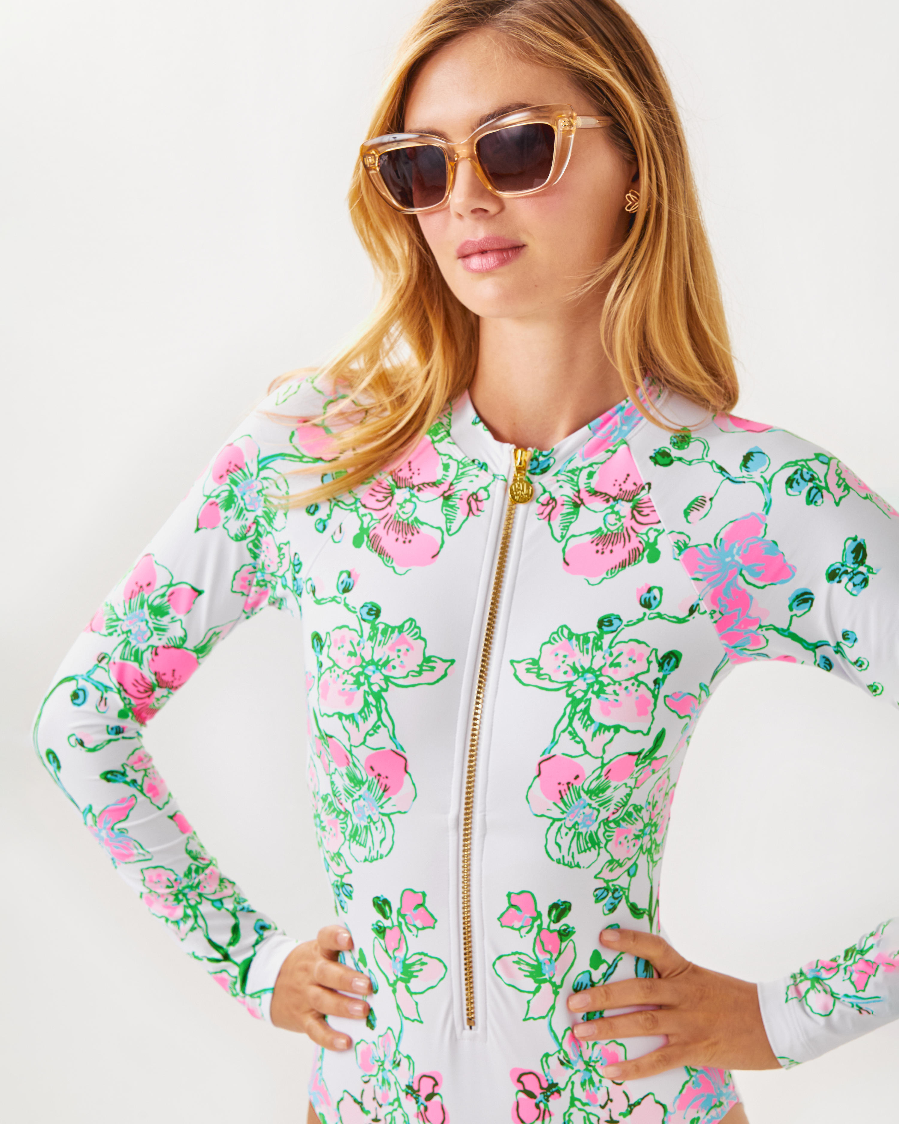 Randee Rashguard One-Piece Swimsuit