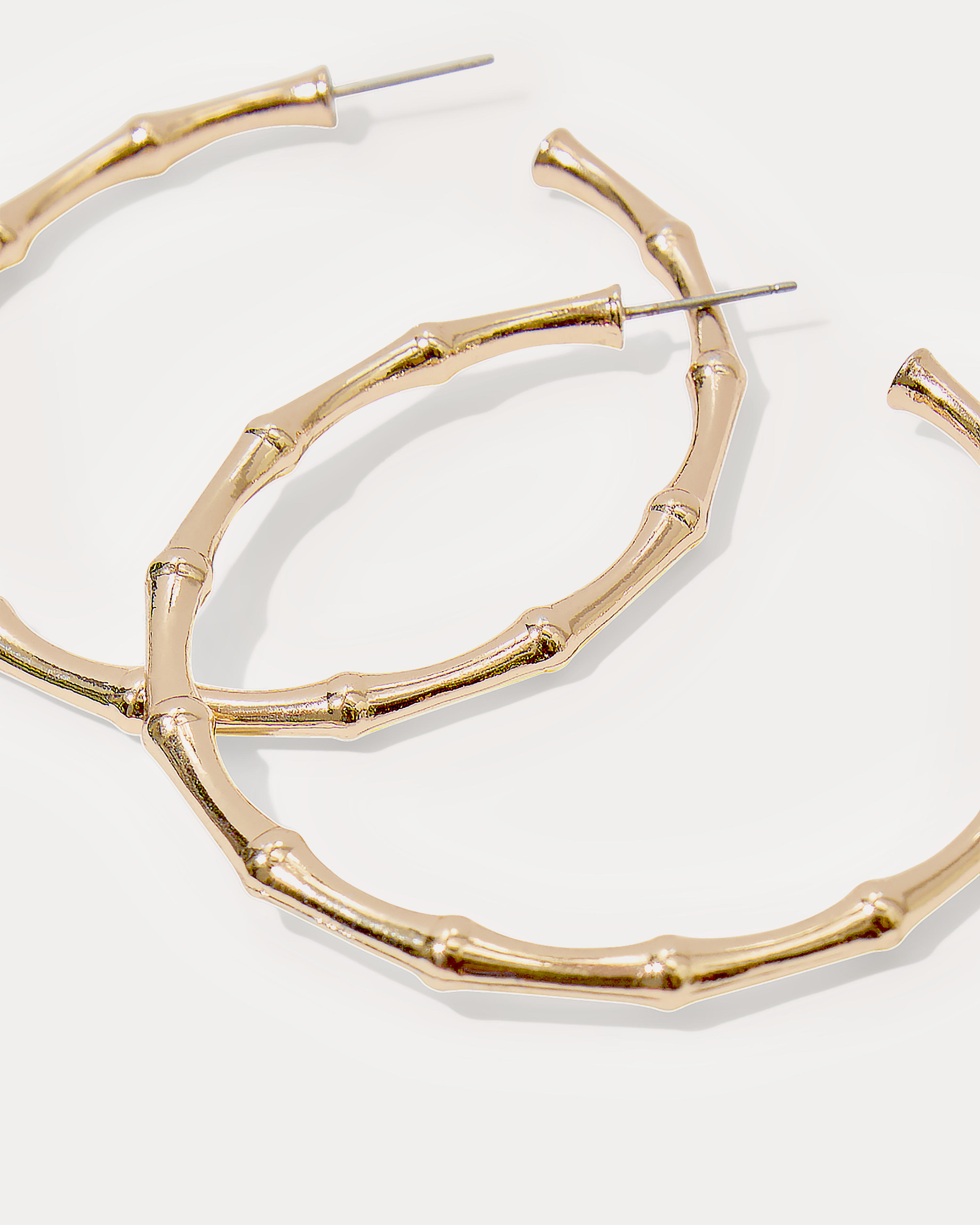 Bamboo Forest Hoop Earrings