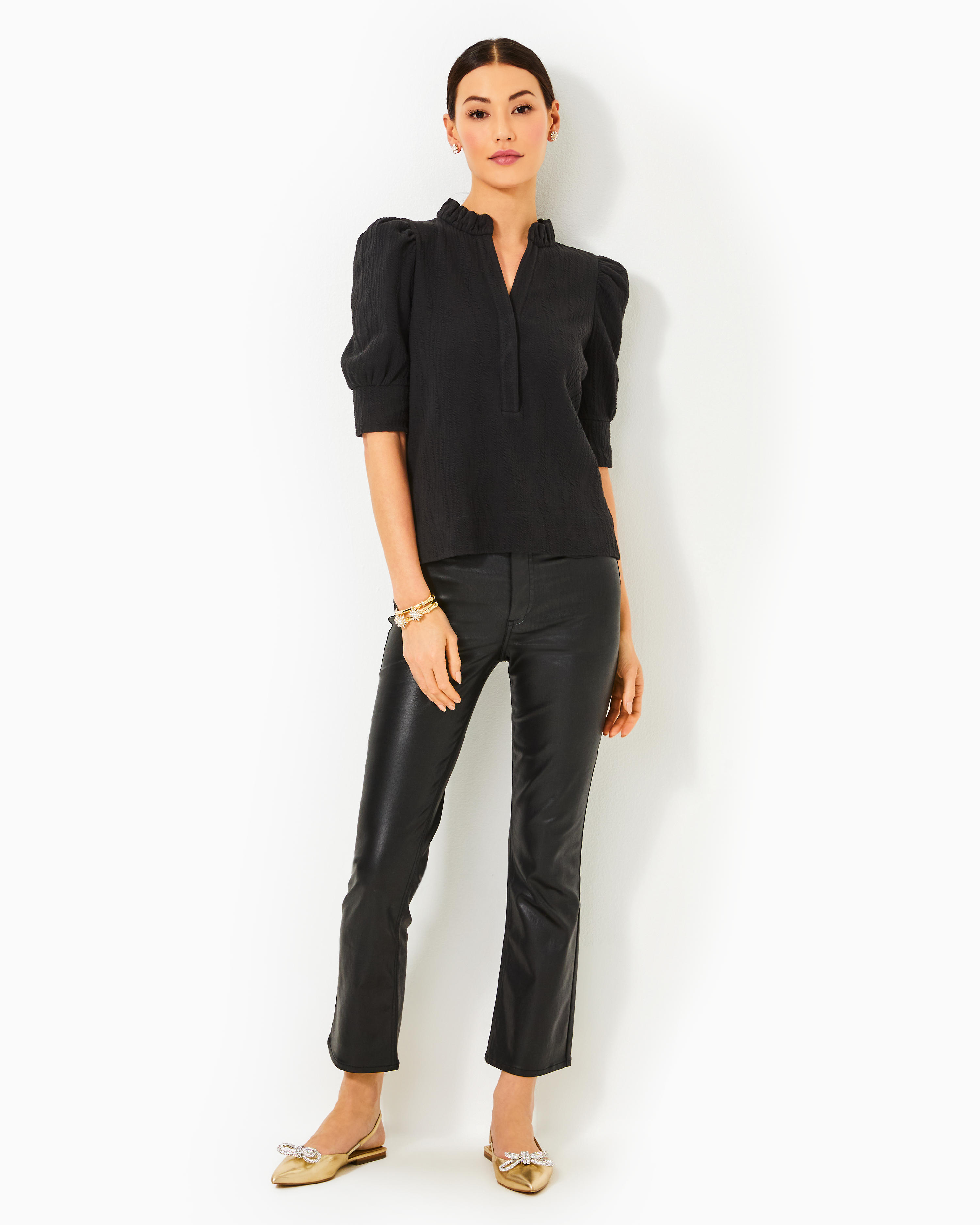 Elsey Ruffle Knit Top