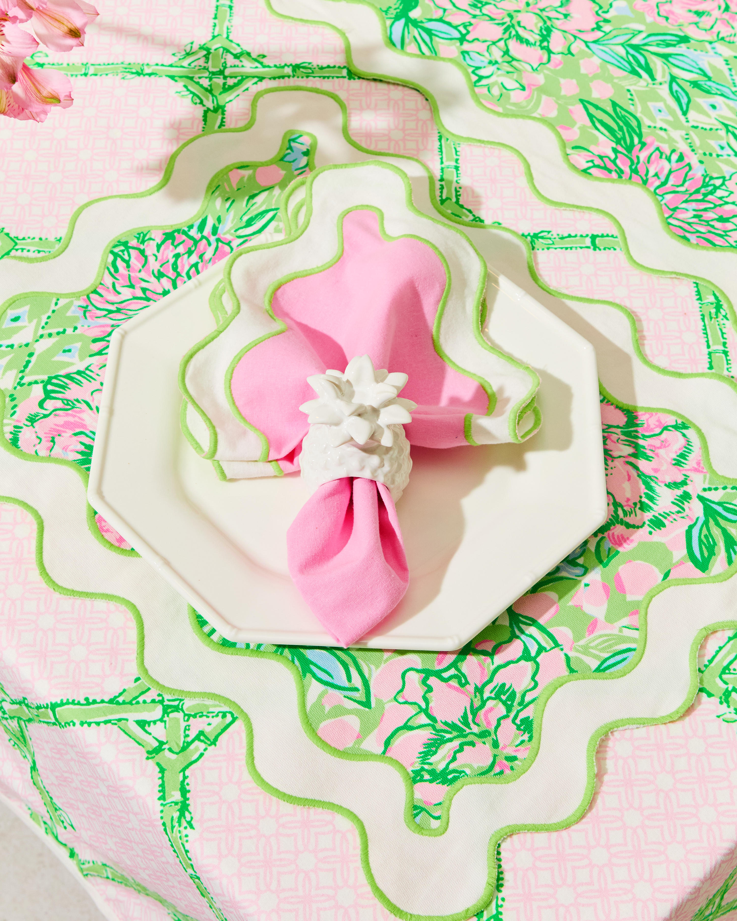 Printed Scallop Placemats