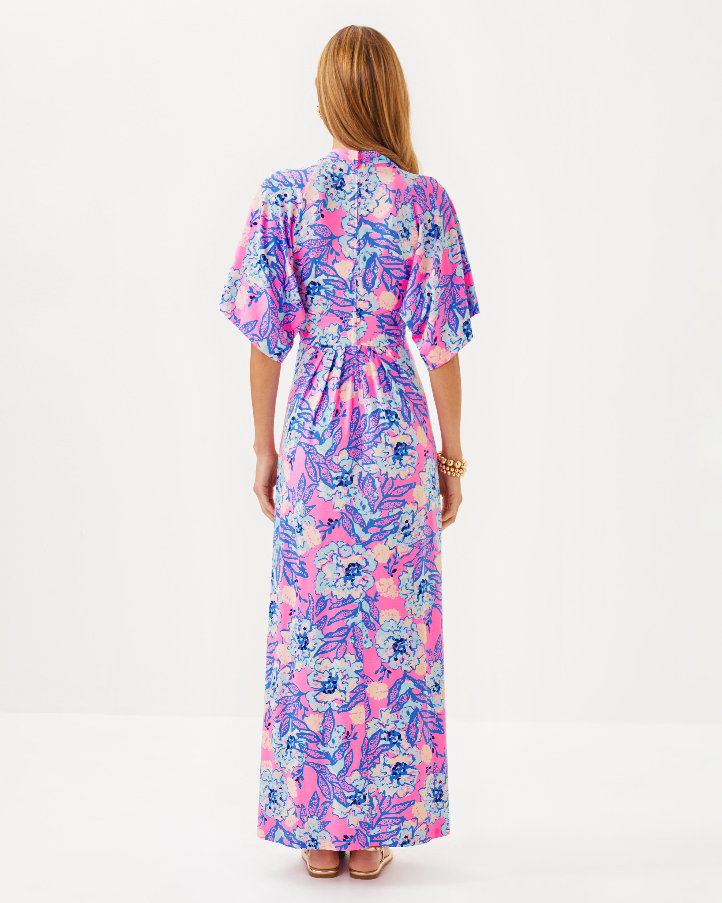 Wisteria V-Neck Maxi Dress