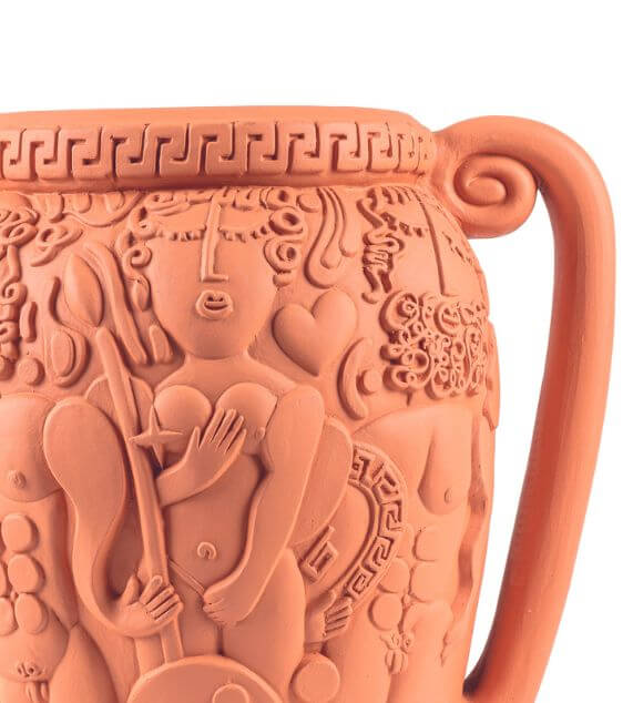 Vaso anfora in stile greco