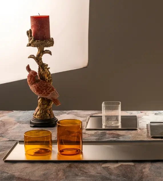 Vassoio ovale stonewashed