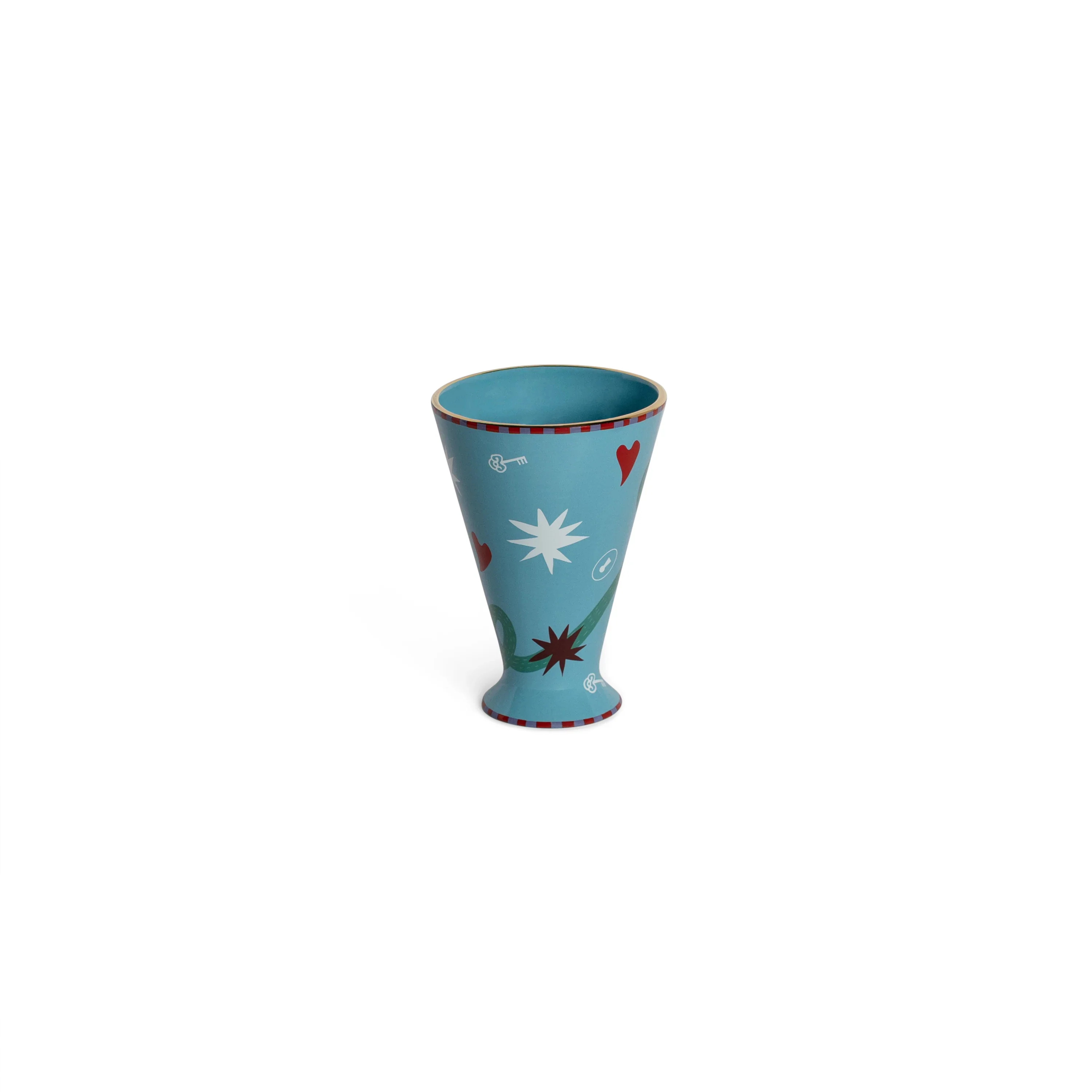 Vaso in ceramica frutto della passione ø 14 cm - Stella