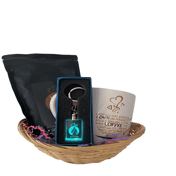 Ensemble cadeau avec porteclés