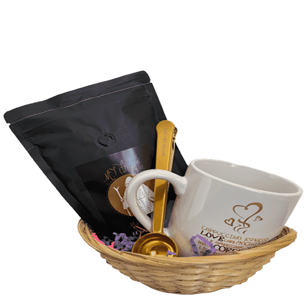 Ensemble cadeau avec cuillère.