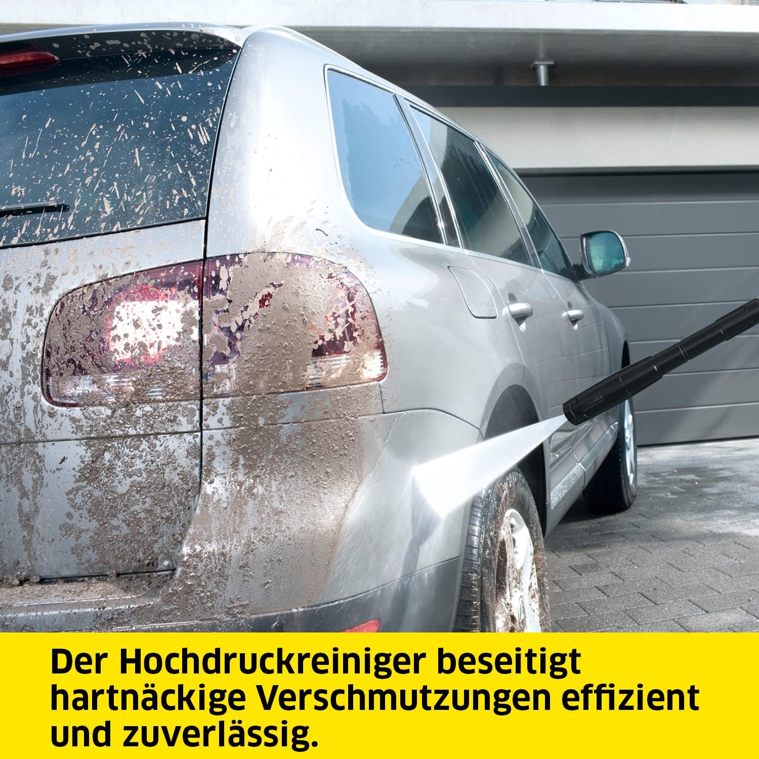 Kärcher Hochdruckreiniger K 7 Premium Power Home, Druck: 180 bar, Durchfluss: 600 l/h, Flächenleistung: 60 m²/h, Leistung: 3.000 W, Schlauchtrommel, mit Pistole, Dreckfräser, Strahlrohr