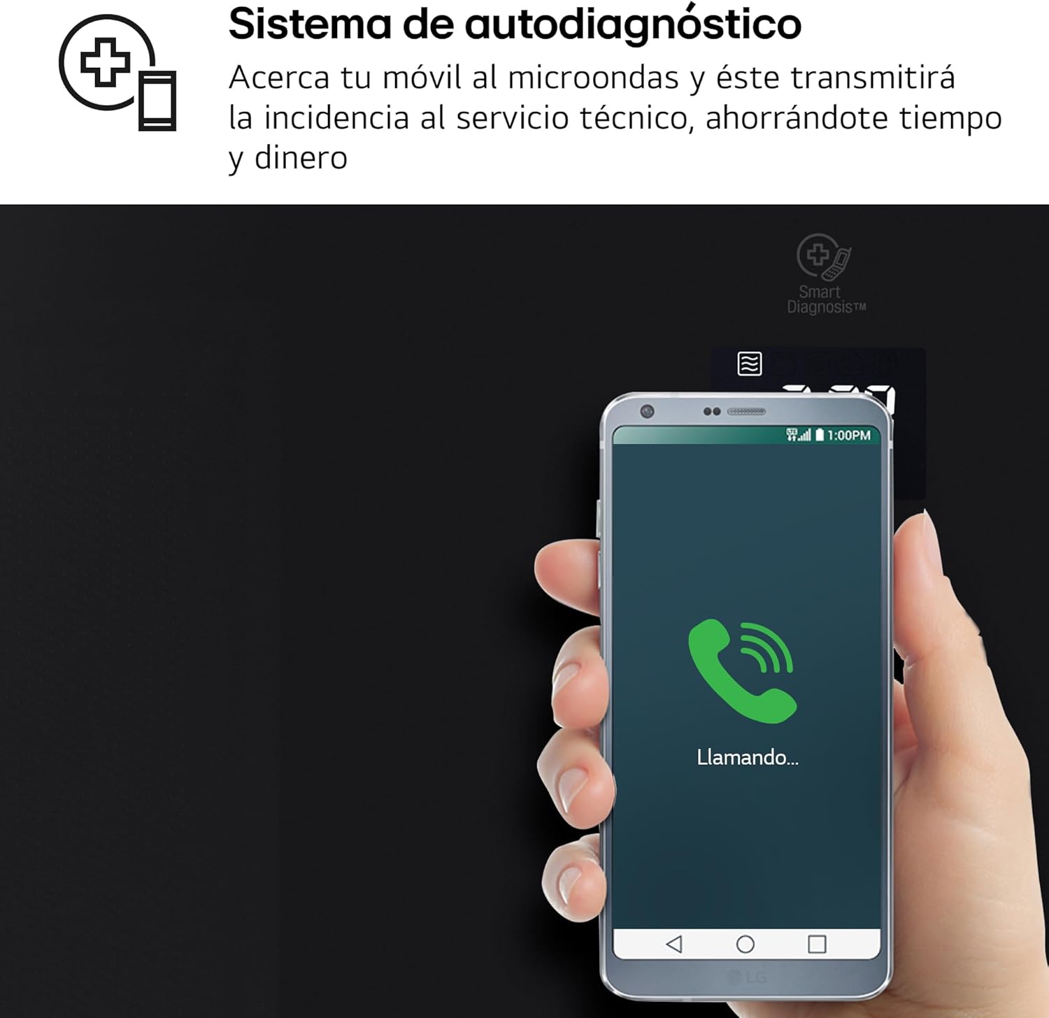 LG MJ3965ACS - Mikrowellen-Ofen 4 in 1 Smart Inverter; maximale Leistung Umluft 1850 W, Grill 950 W, Mikrowelle 1100 W; 39 l Kapazität; Edelstahl