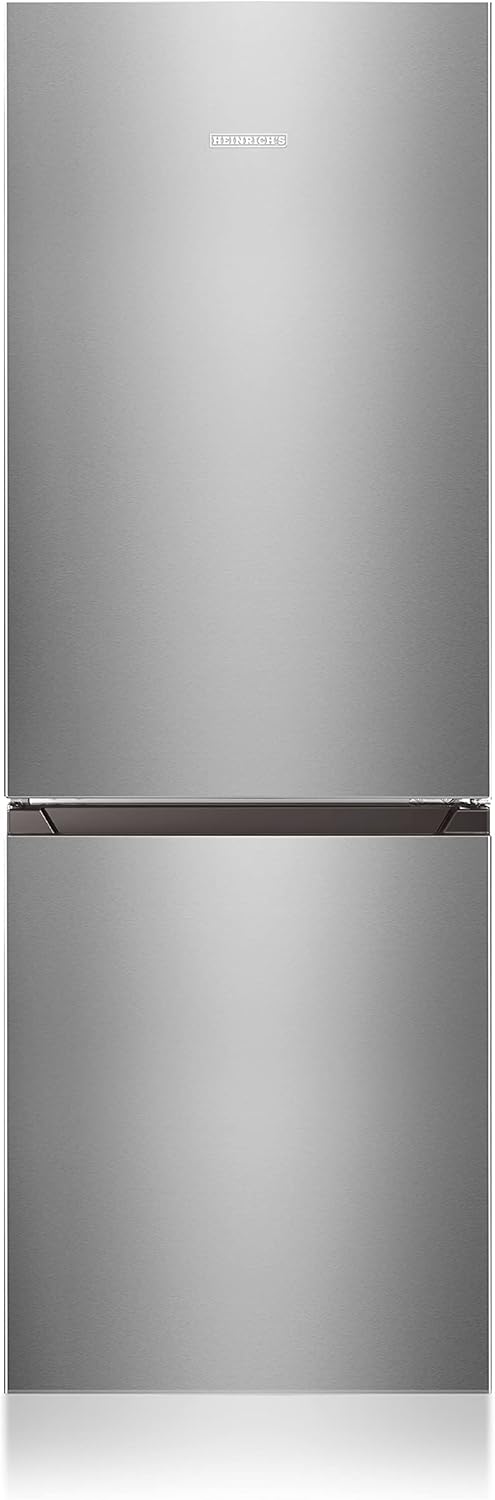 Heinrich´s Kühlgefrierkombination 175Liter, Kühlvolumen 122L, Gefrierfach 53L,LED Innenraumbeleuchtung, Kühlschrank Türanschlag wechselbar, leise 39dB,große Tiefkühlboxen, 7 Temperaturstufen, schwarz