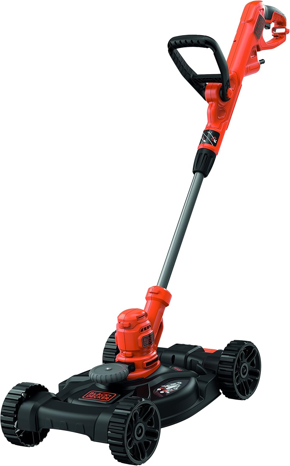 Black+Decker 3-in-1 Multi-Trimmer/Rasenkantenschneider/Rasenmher BESTA530CM (550W, 30 cm Schnittbreite, AFS automatische Fadenverlngerung, inkl. Mh-Chassis, für kleine Grten)