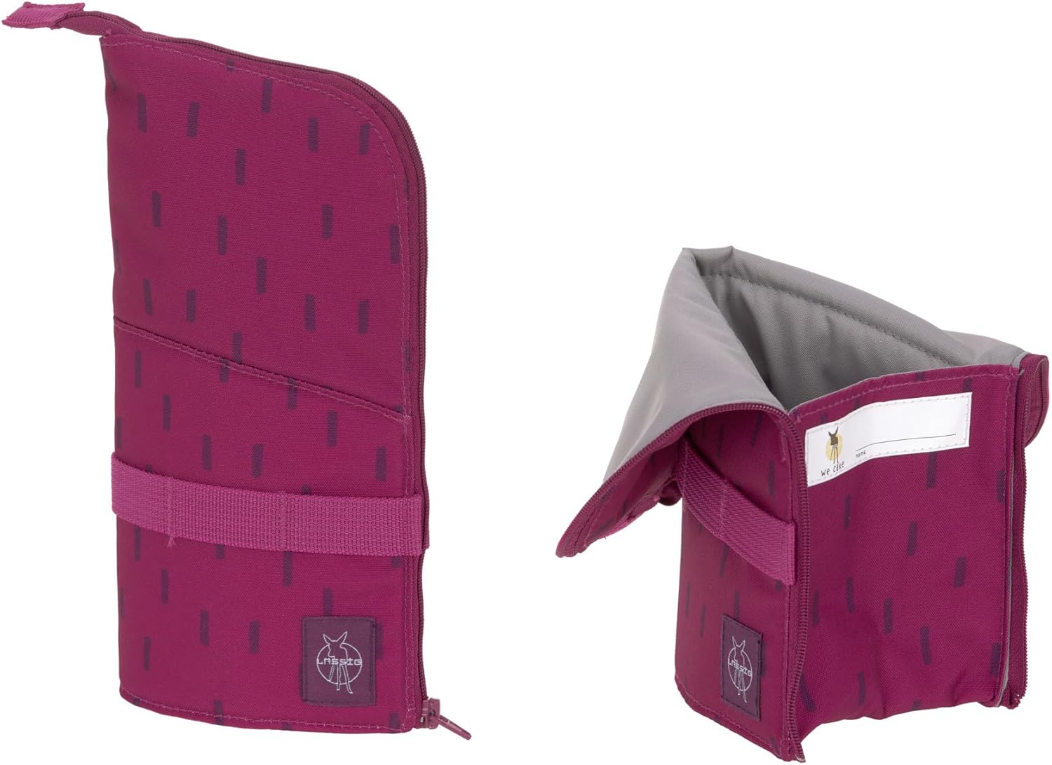 LÄSSIG 7-teiliges Schulranzen Set Kinder/School Set Boxy Unique Schwarz